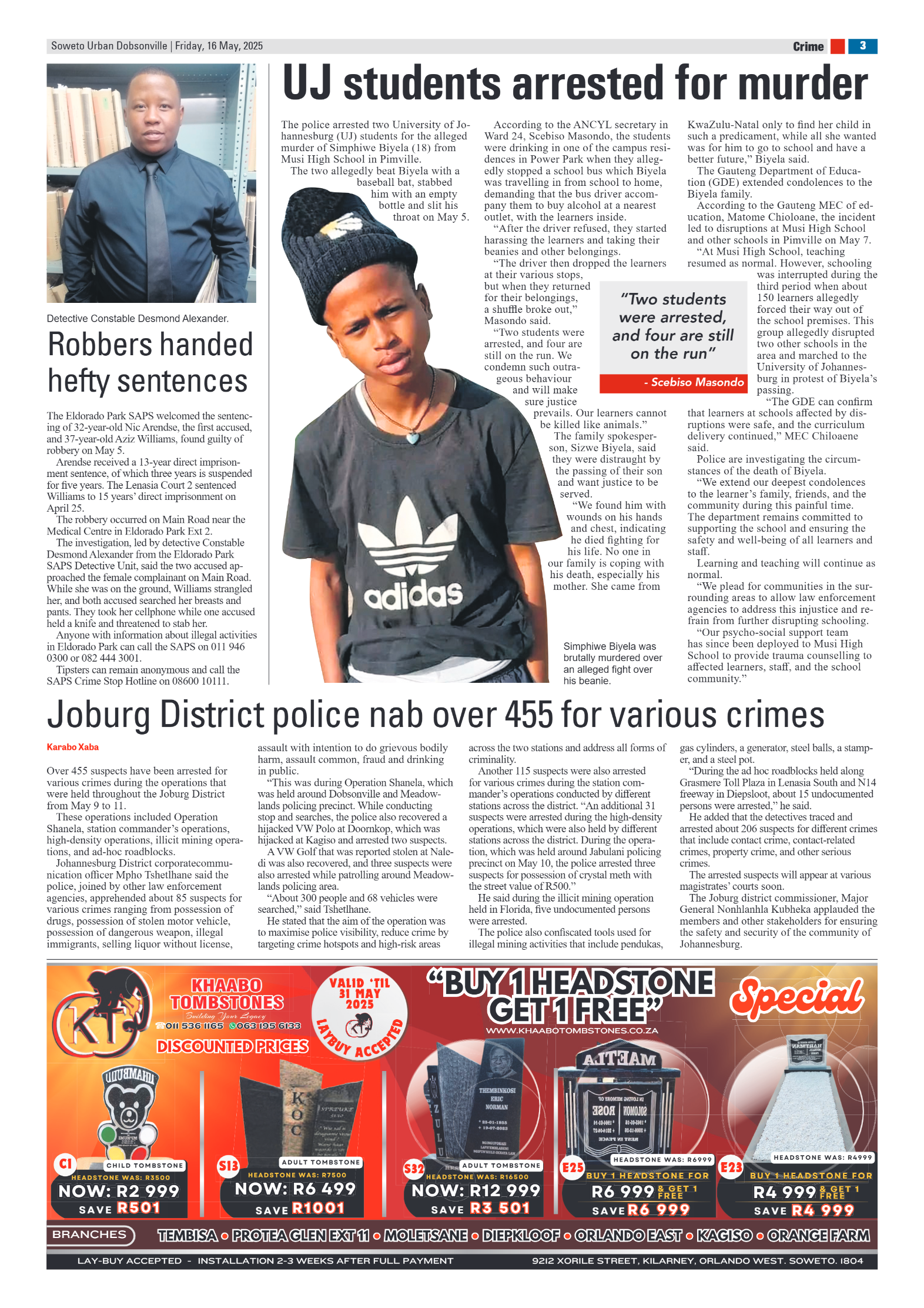 Dobsonville: 16 May 2025 page 3