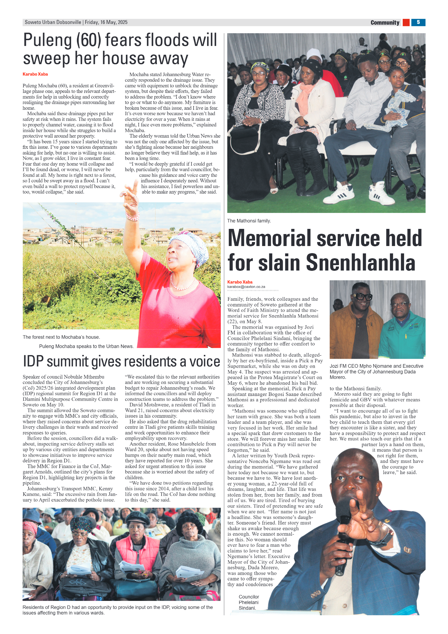 Dobsonville: 16 May 2025 page 5
