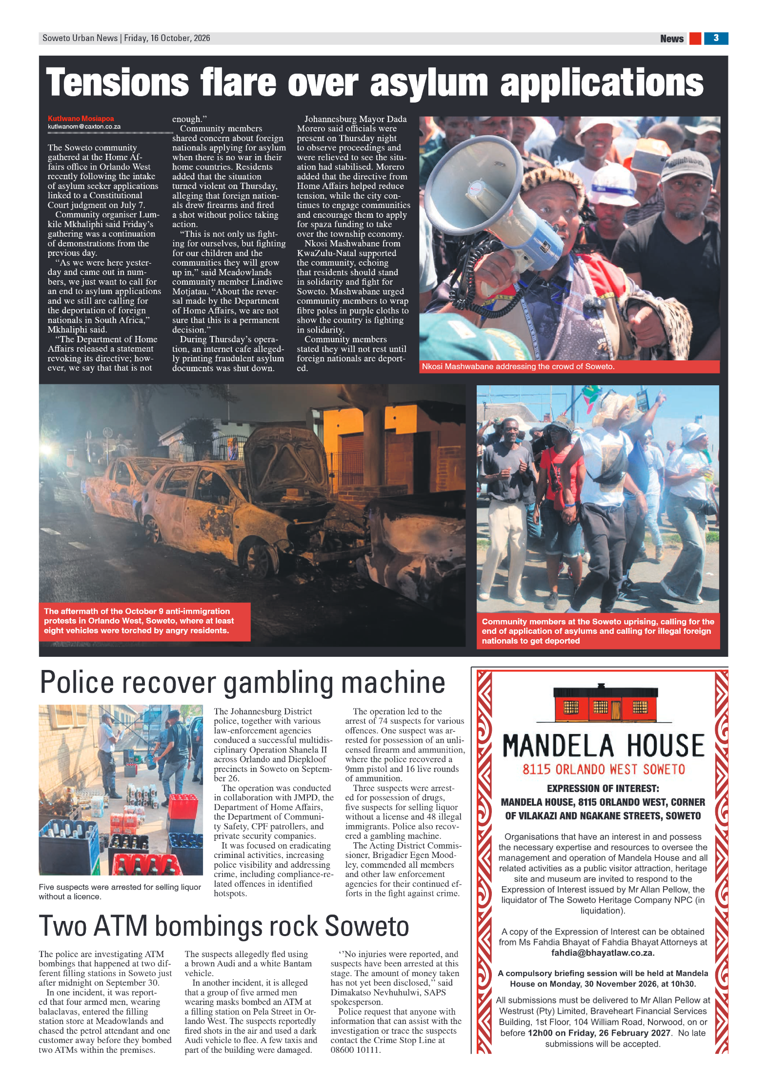 Dobsonville 16 October 2026 page 3