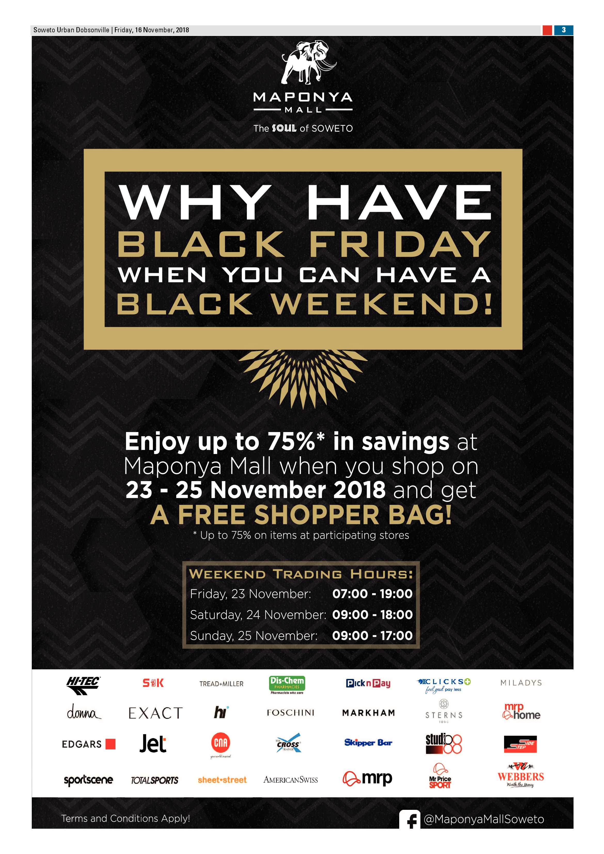 Dobsonville – November 16, 2018 issue page 3