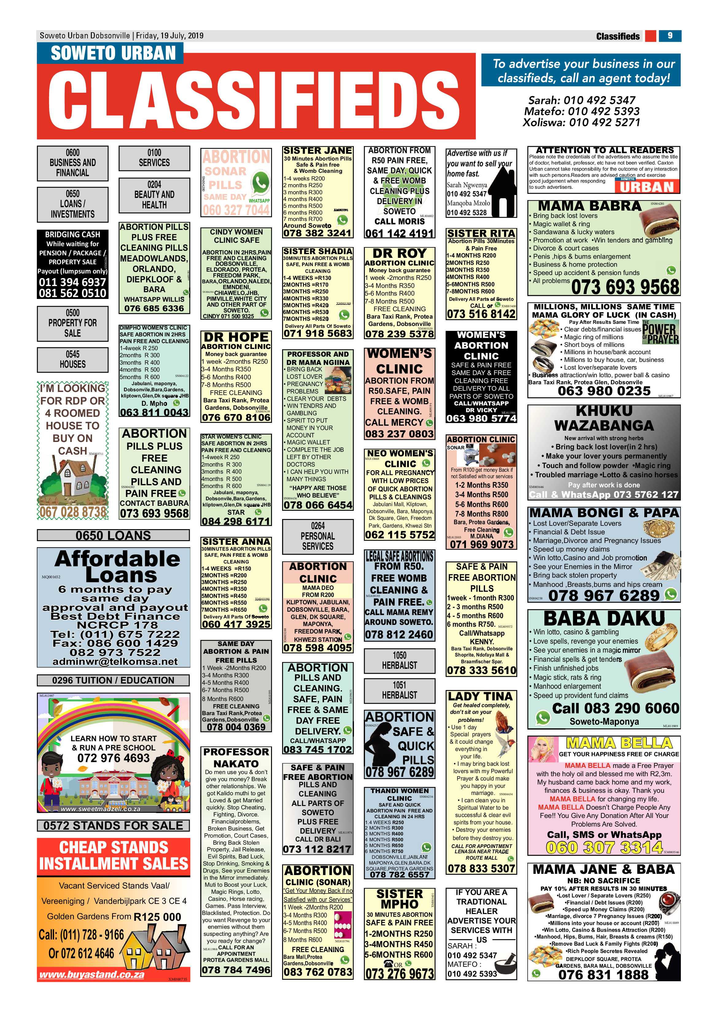 Dobsonville News – July 19, 2019 page 9