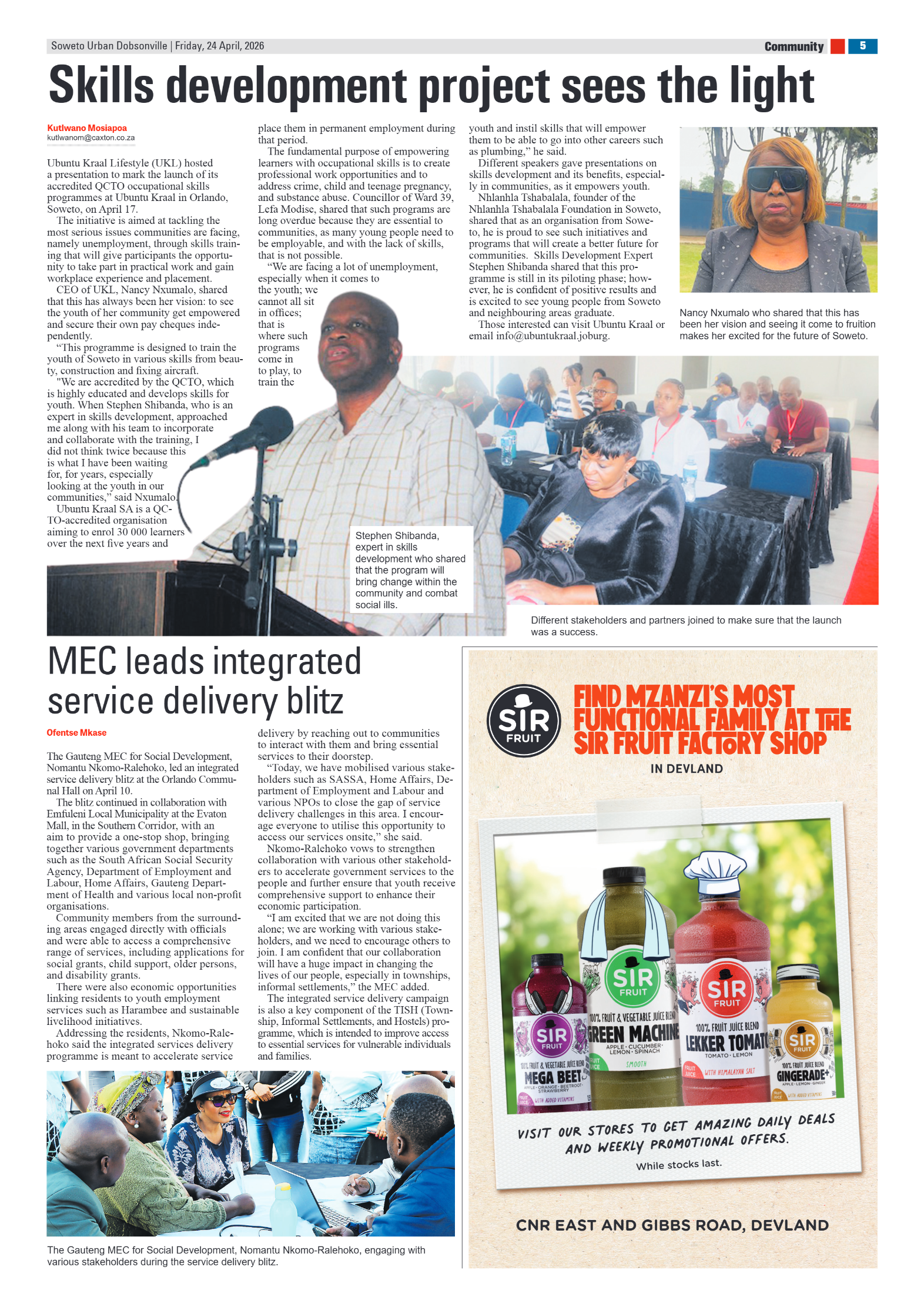Dobsonville: 24 April 2026 page 5