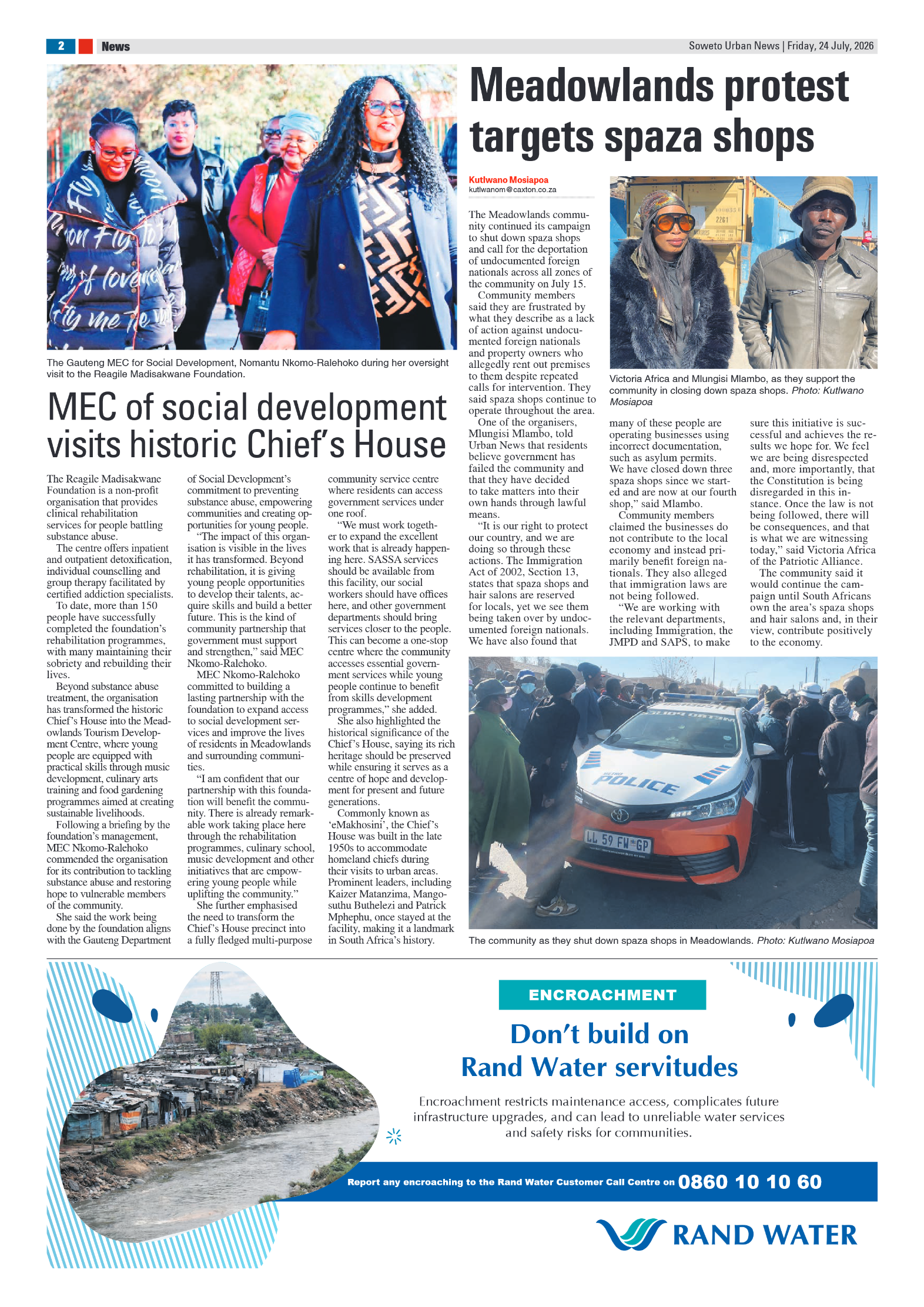 Dobsonville 24 July 2026 page 2