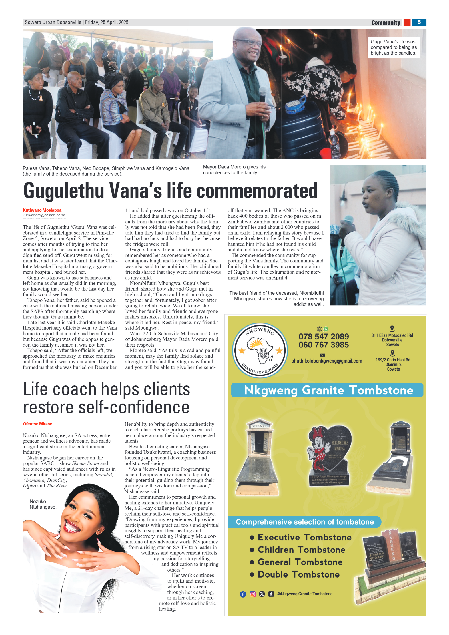 Dobsnonville: 25 April 2025 page 5