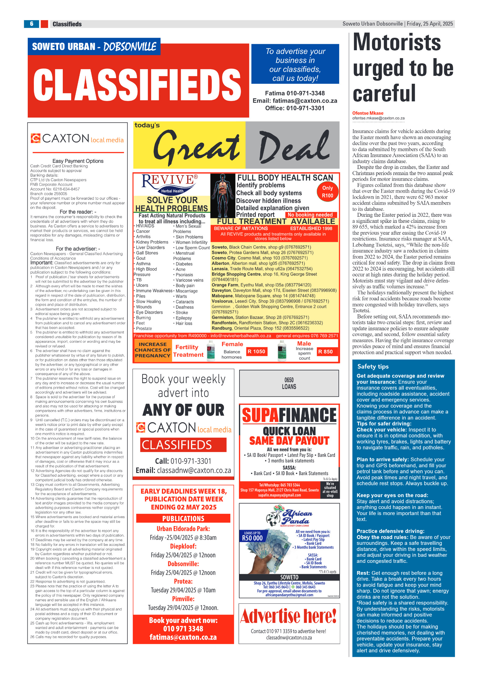 Dobsnonville: 25 April 2025 page 6