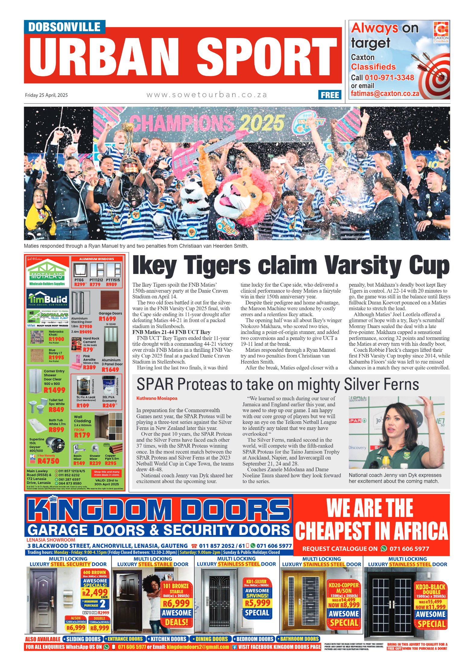 Dobsnonville: 25 April 2025 page 8