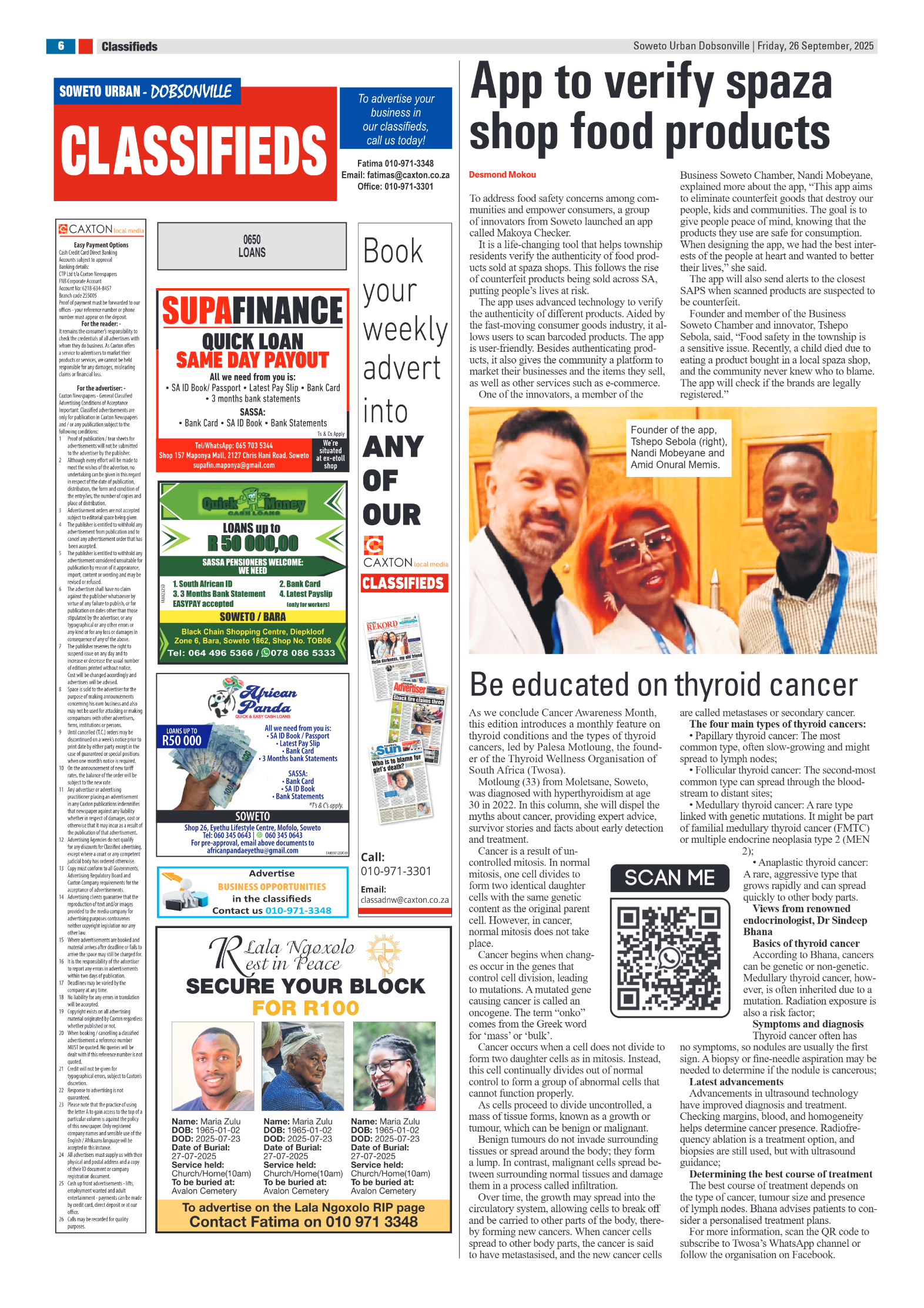 Dobsonville: 26 September 2025 page 6