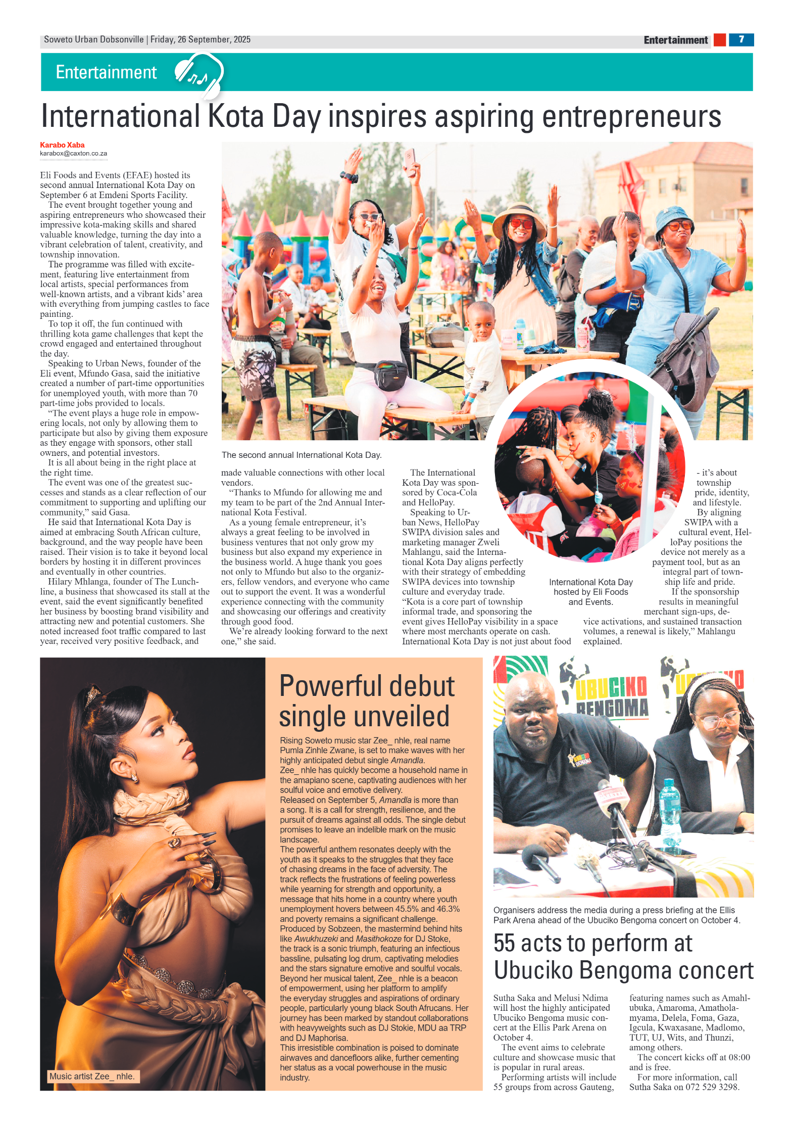 Dobsonville: 26 September 2025 page 7