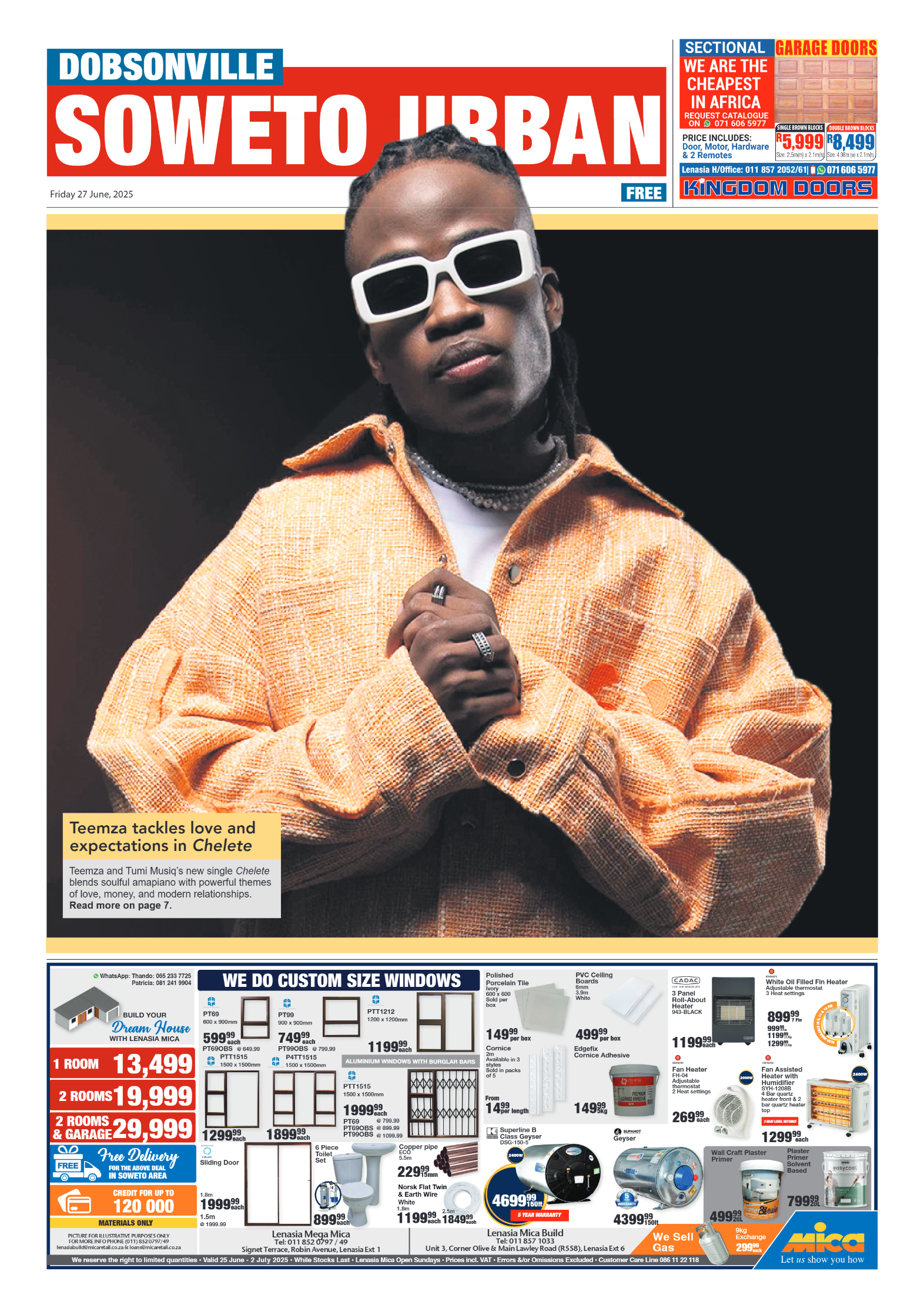 Dobsonville: 27 June 2025 page 1