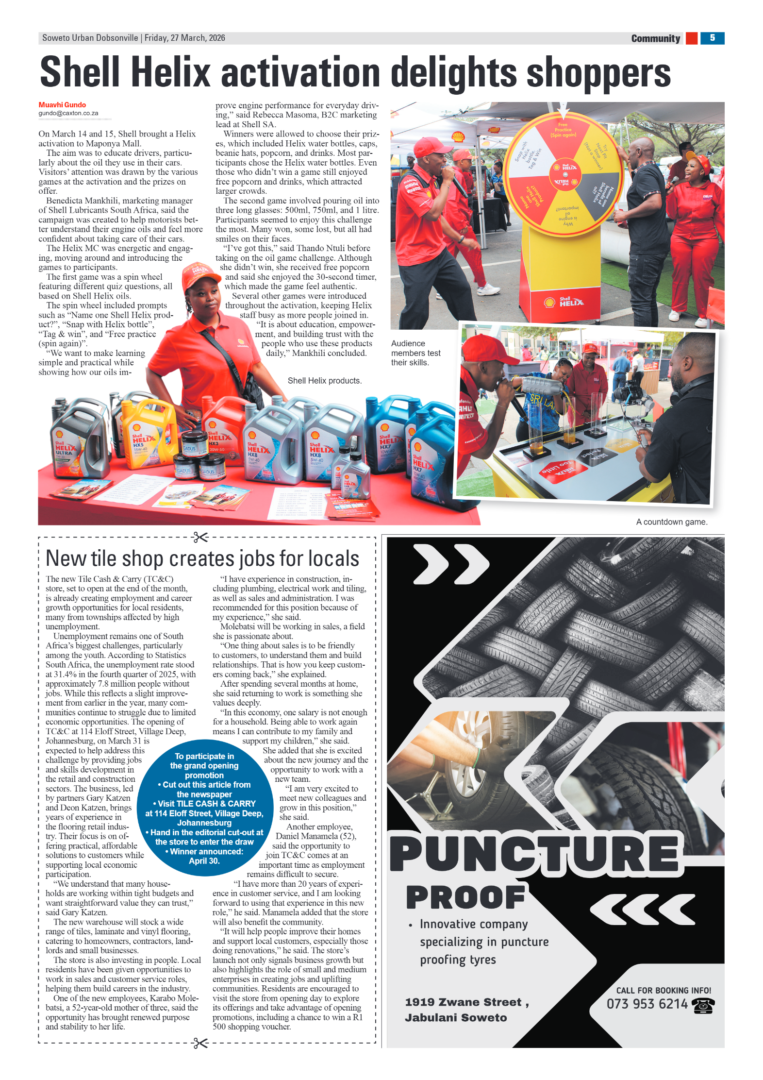 Dobsonville: 27 March 2026 page 5