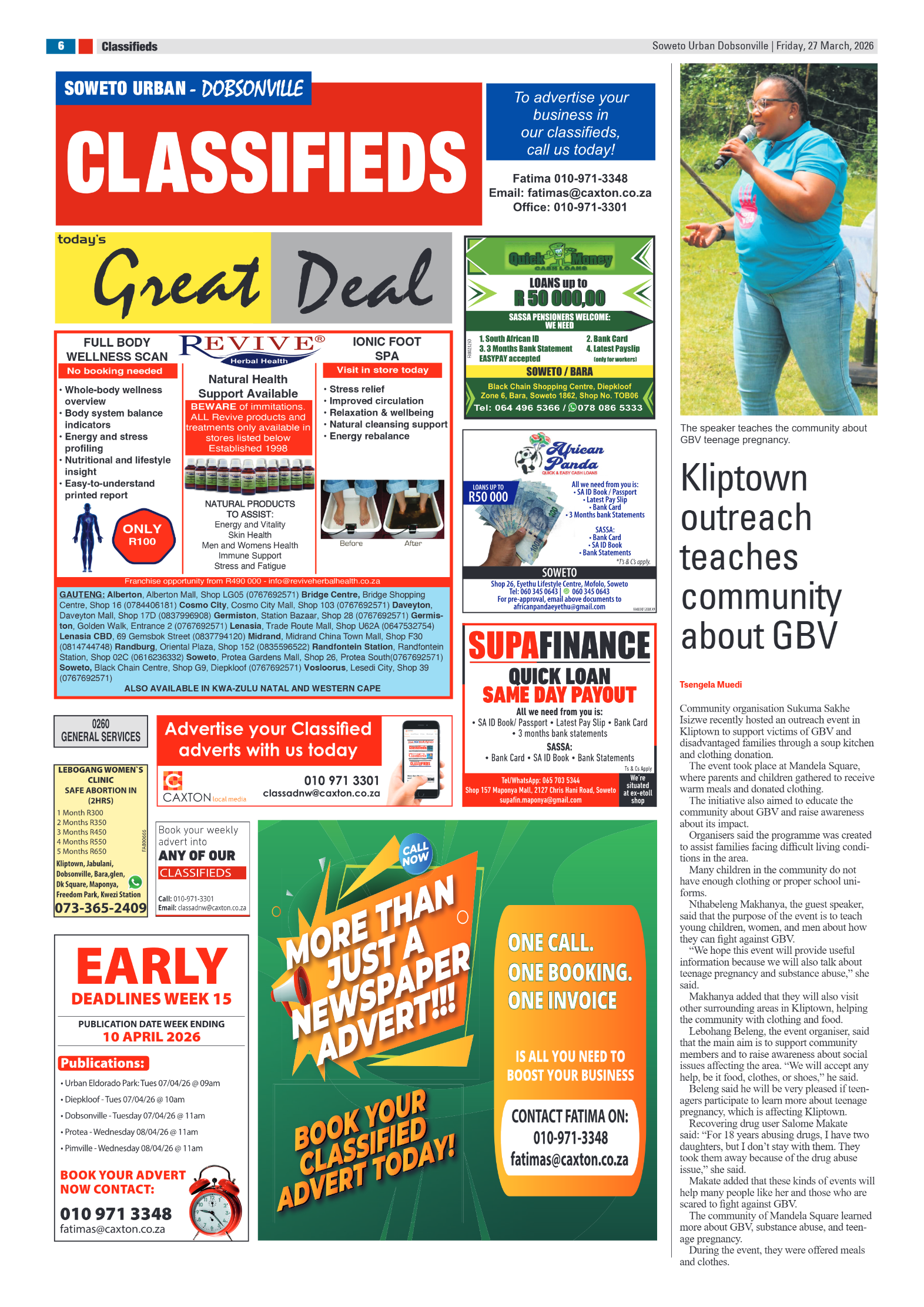 Dobsonville: 27 March 2026 page 6