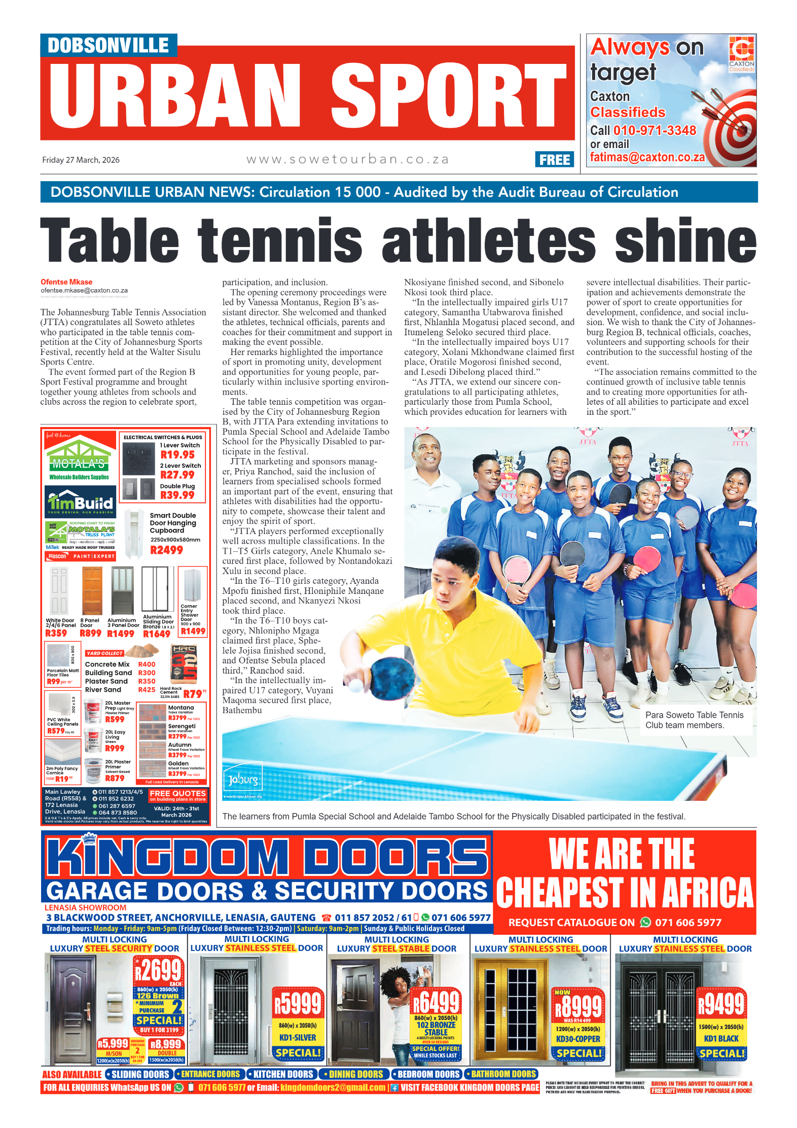 Dobsonville: 27 March 2026 page 8