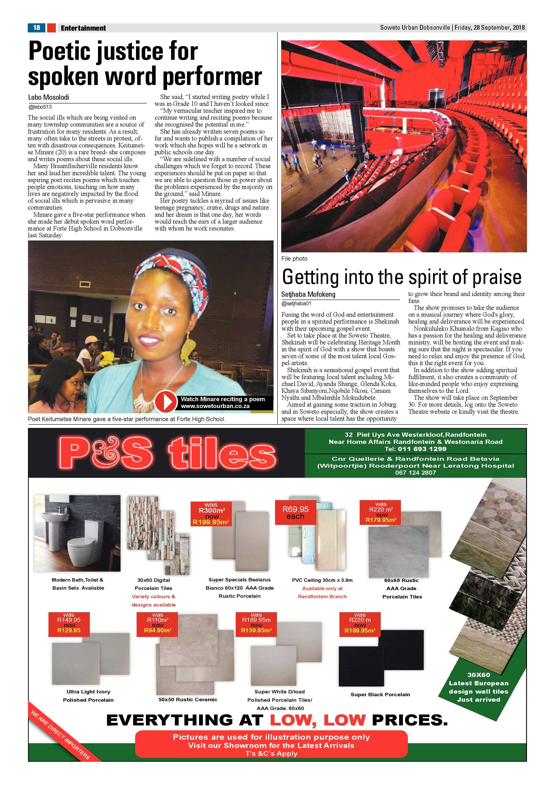 Dobsonville – September 28, 2018 issue page 18
