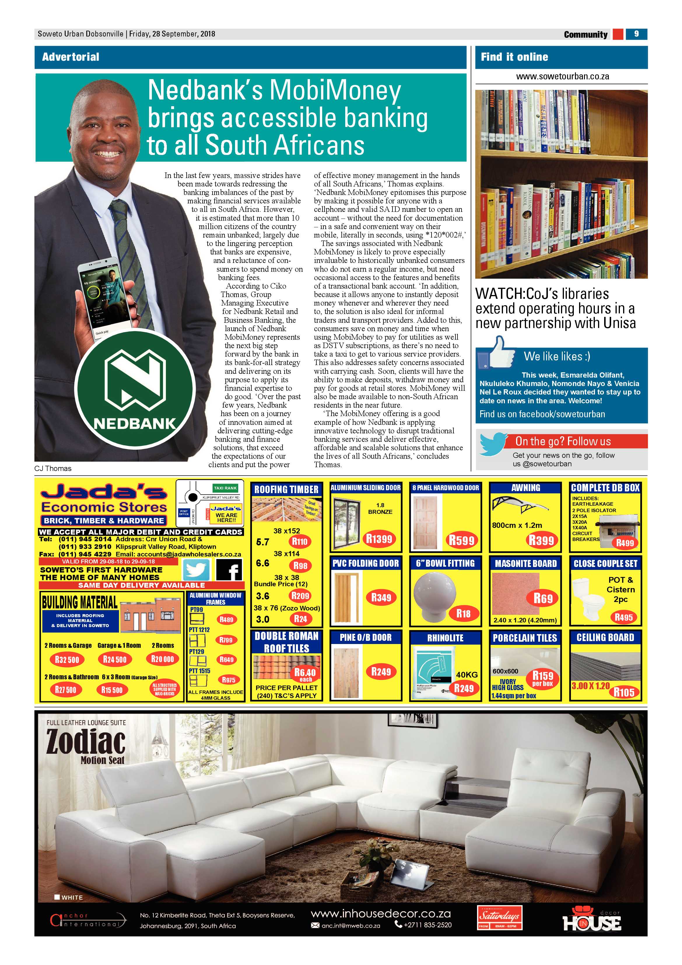 Dobsonville – September 28, 2018 issue page 9