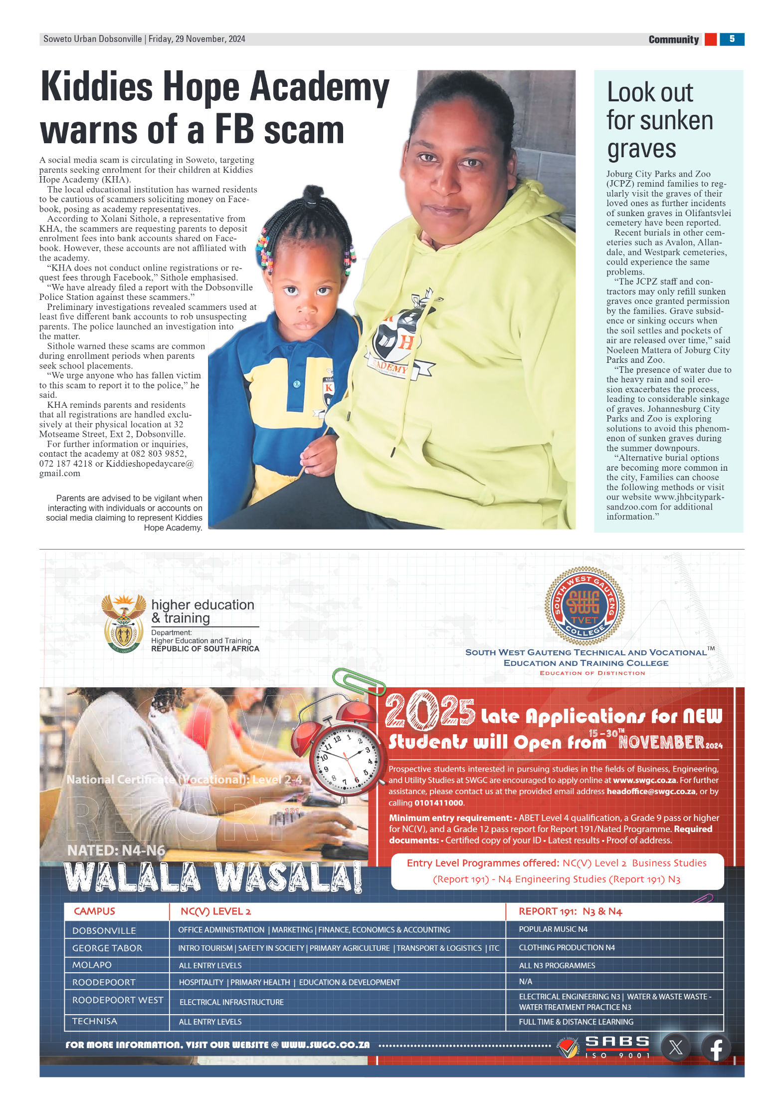 Dobsonville: 29 November 2024 page 5