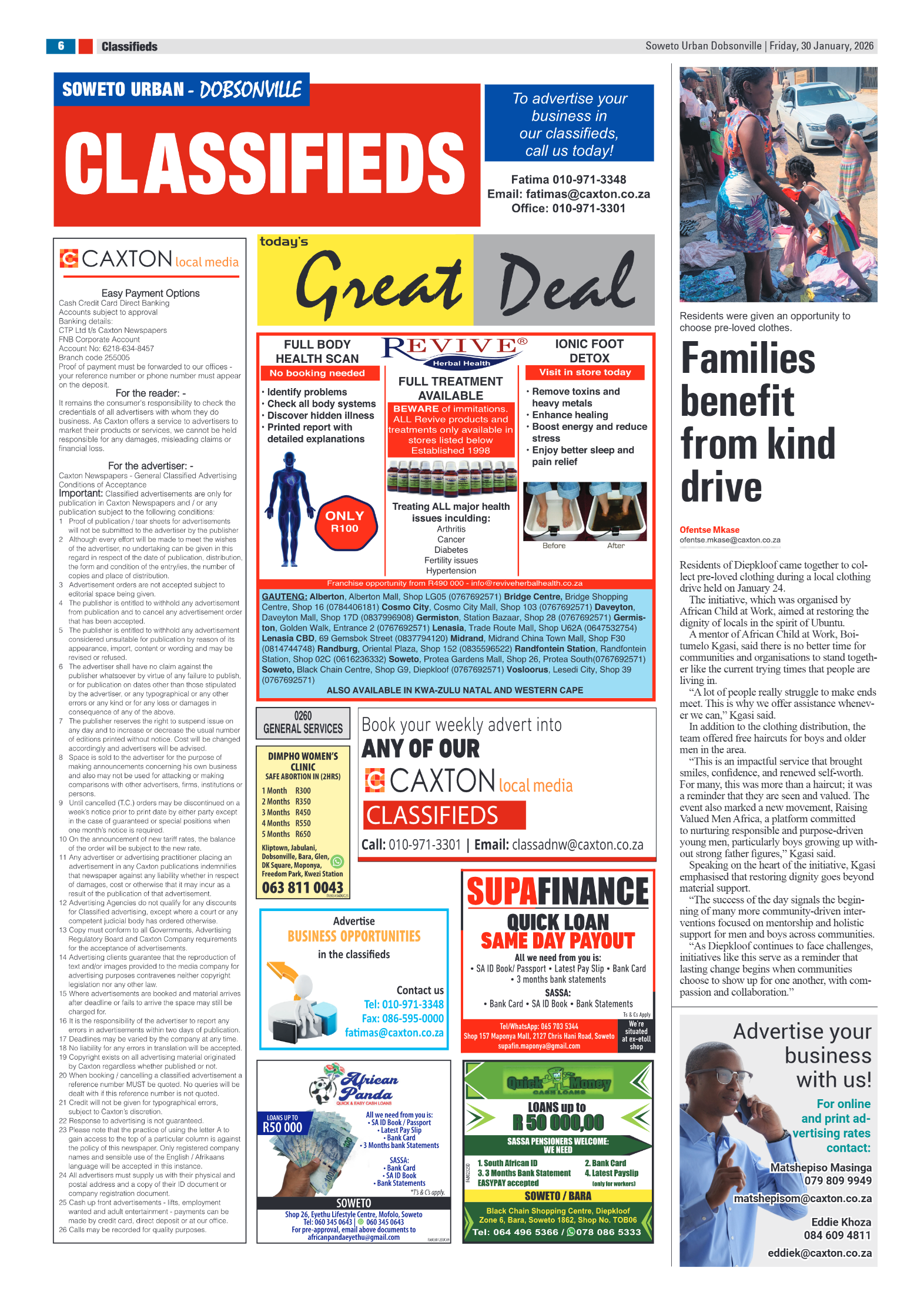 Dobsonville: 30 January 2026 page 6