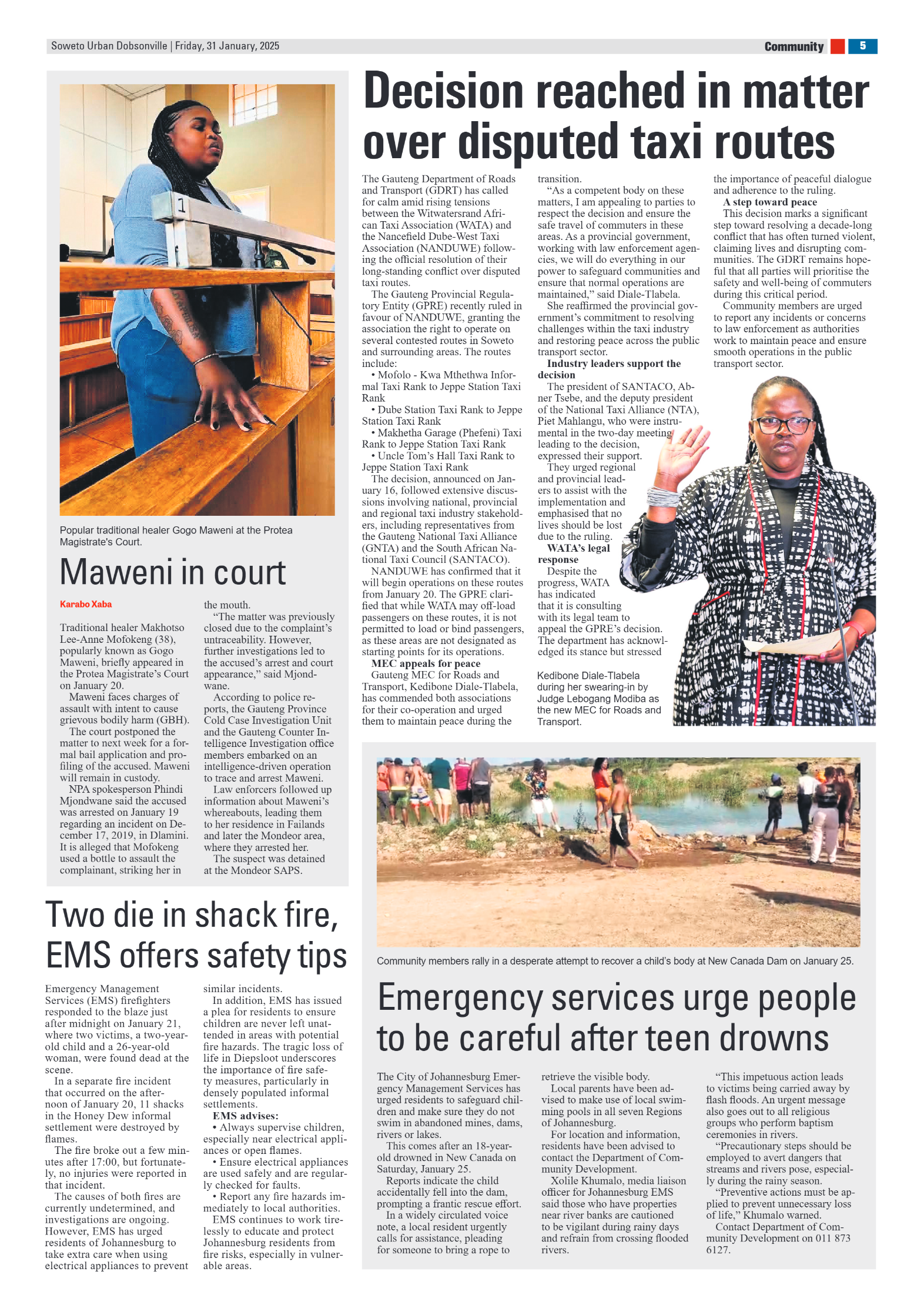 Dobsonville: 31 January 2025 page 5