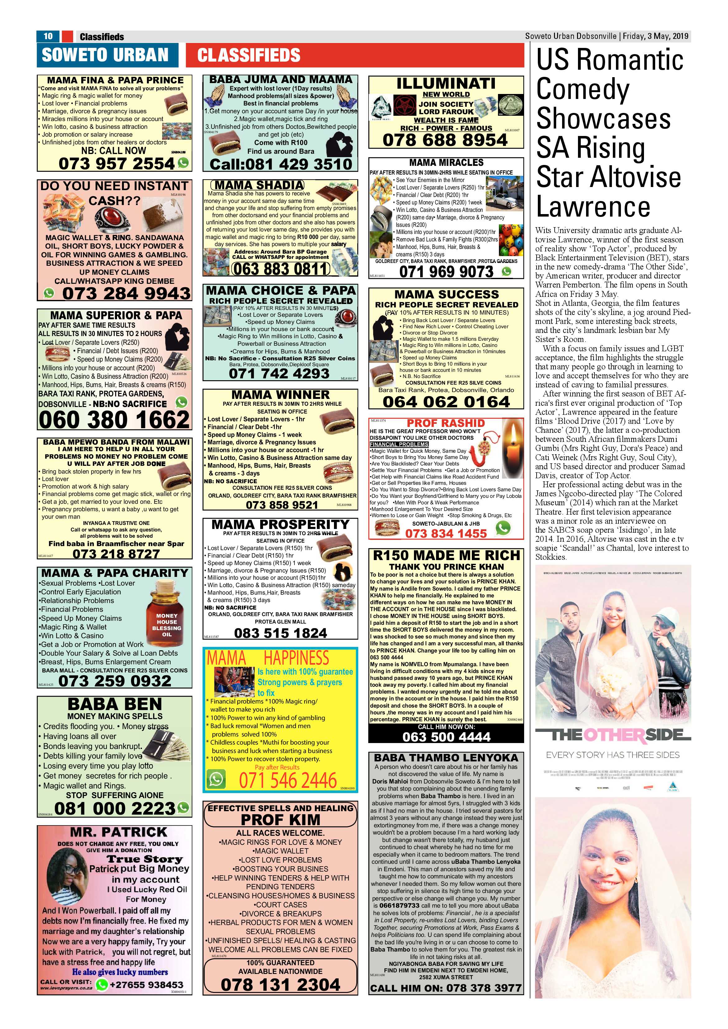 Dobsonville News – May 03, 2019 page 10