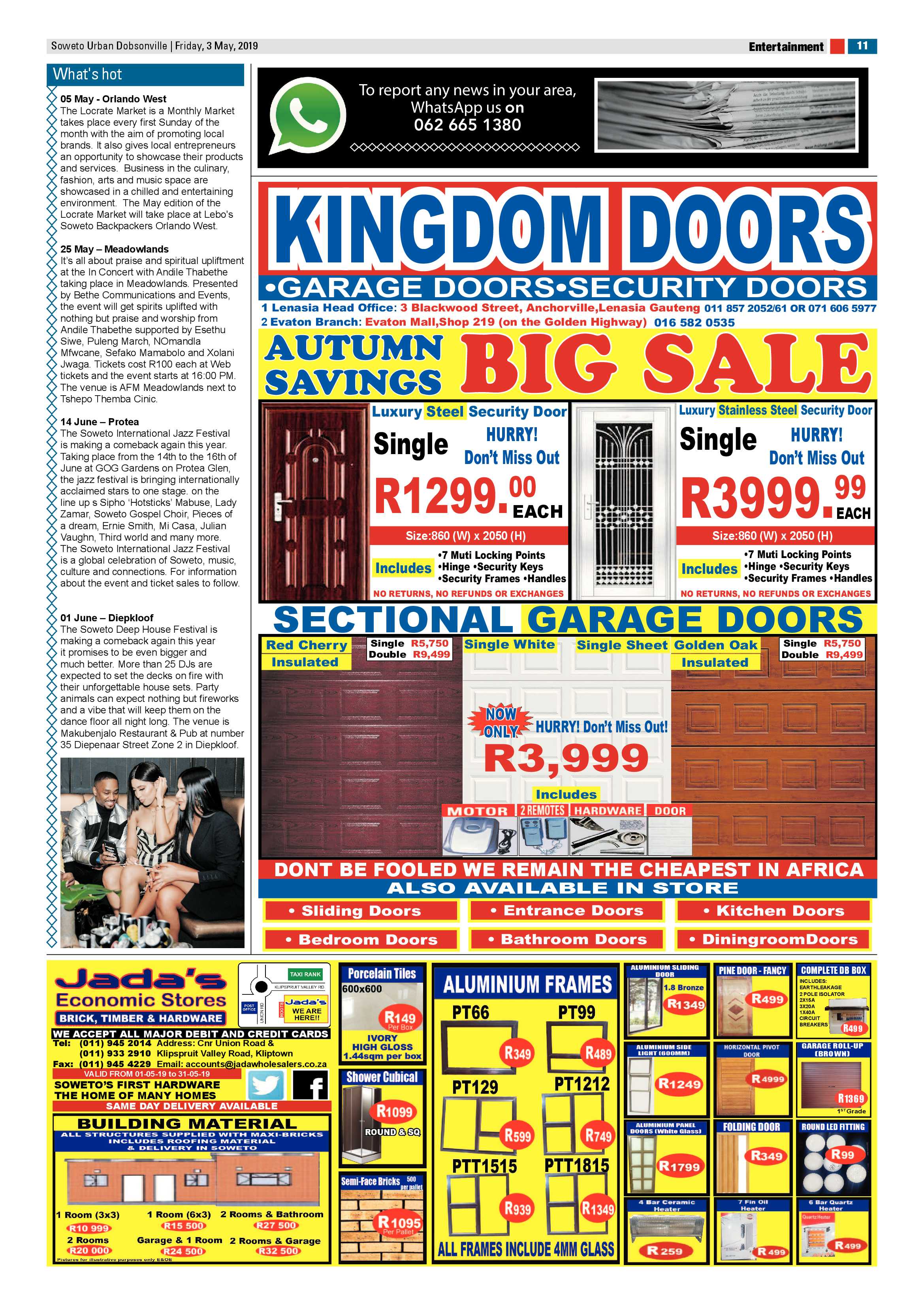 Dobsonville News – May 03, 2019 page 11