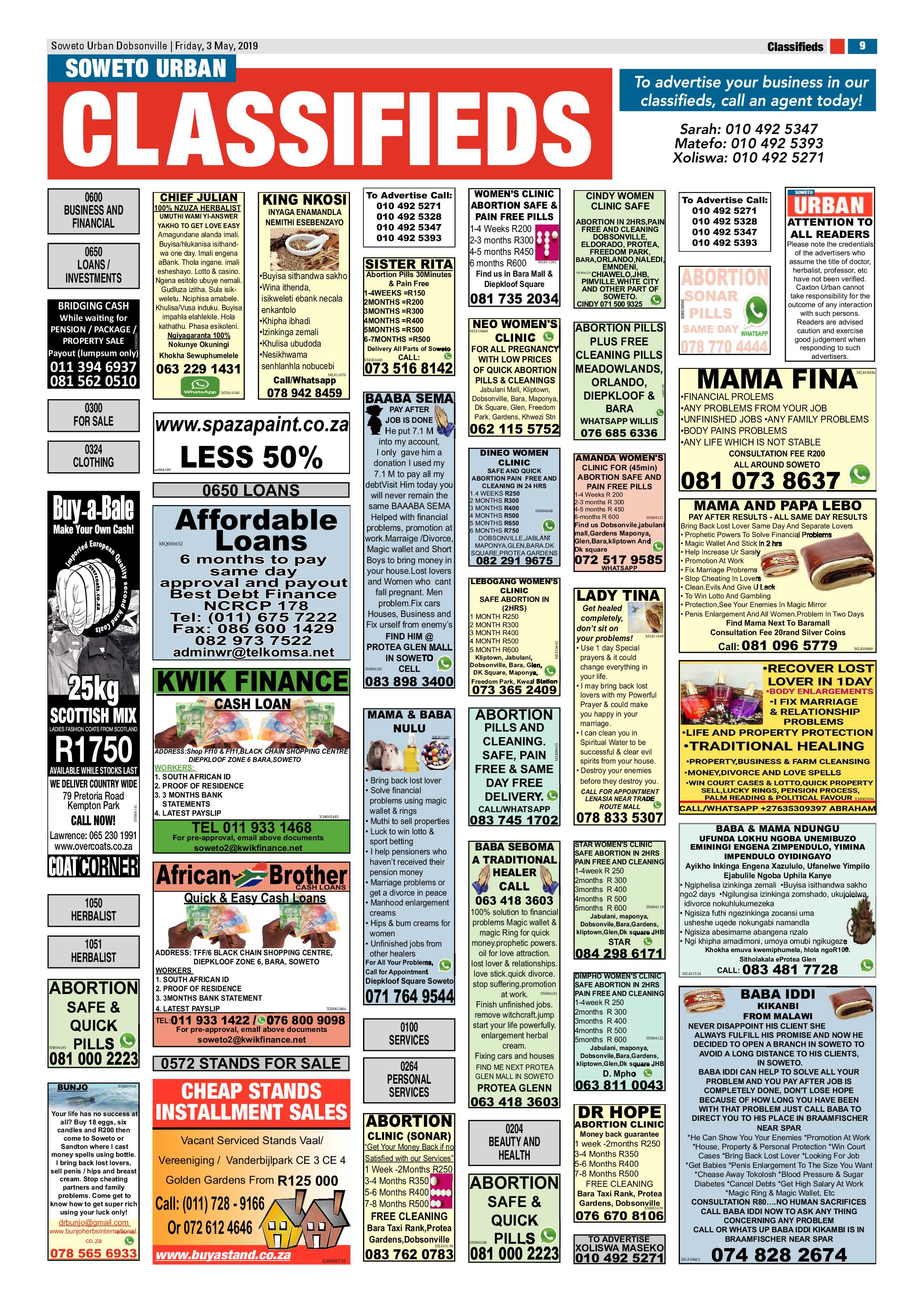Dobsonville News – May 03, 2019 page 9