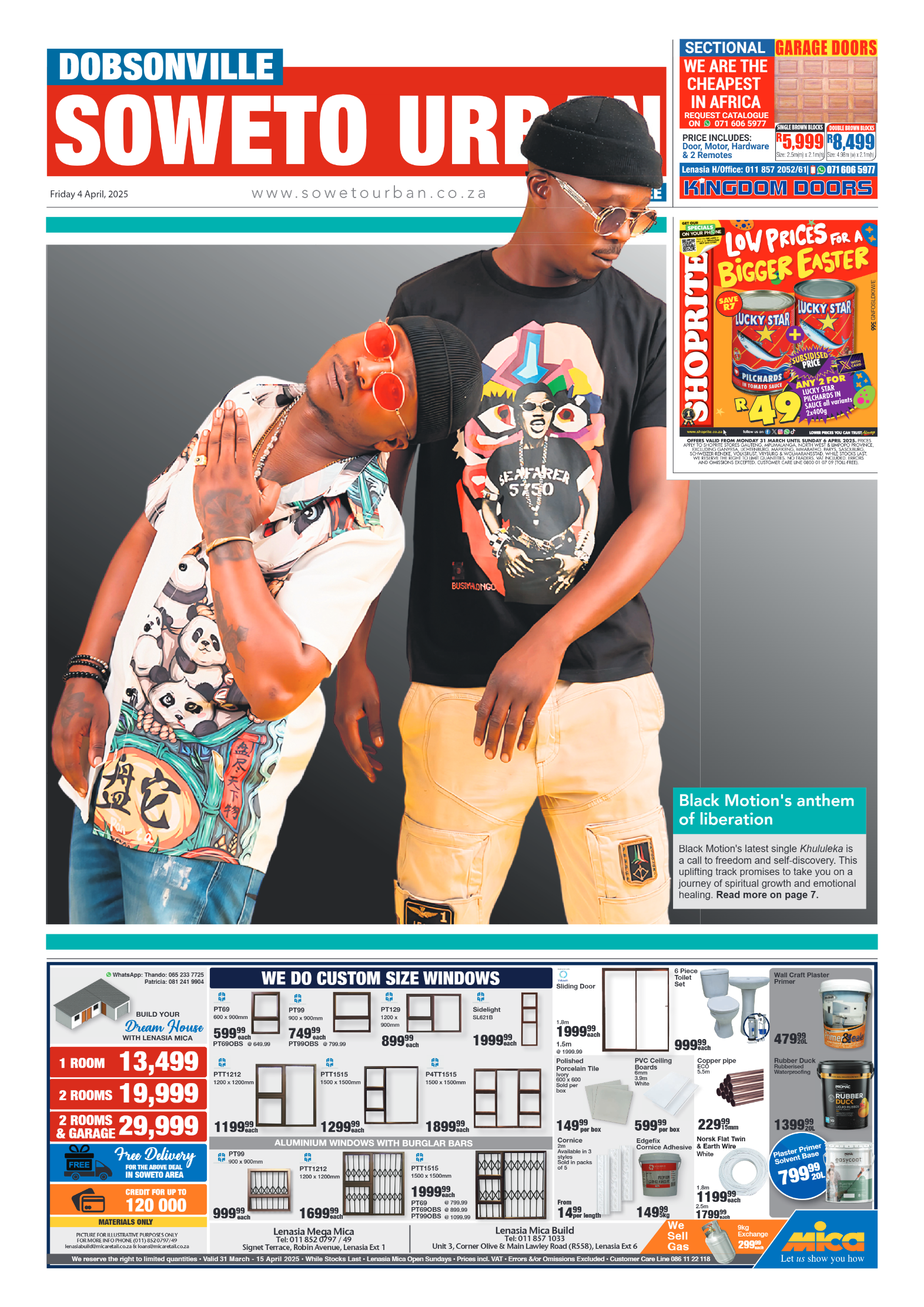 Dobsonville: 04 April 2025 page 1