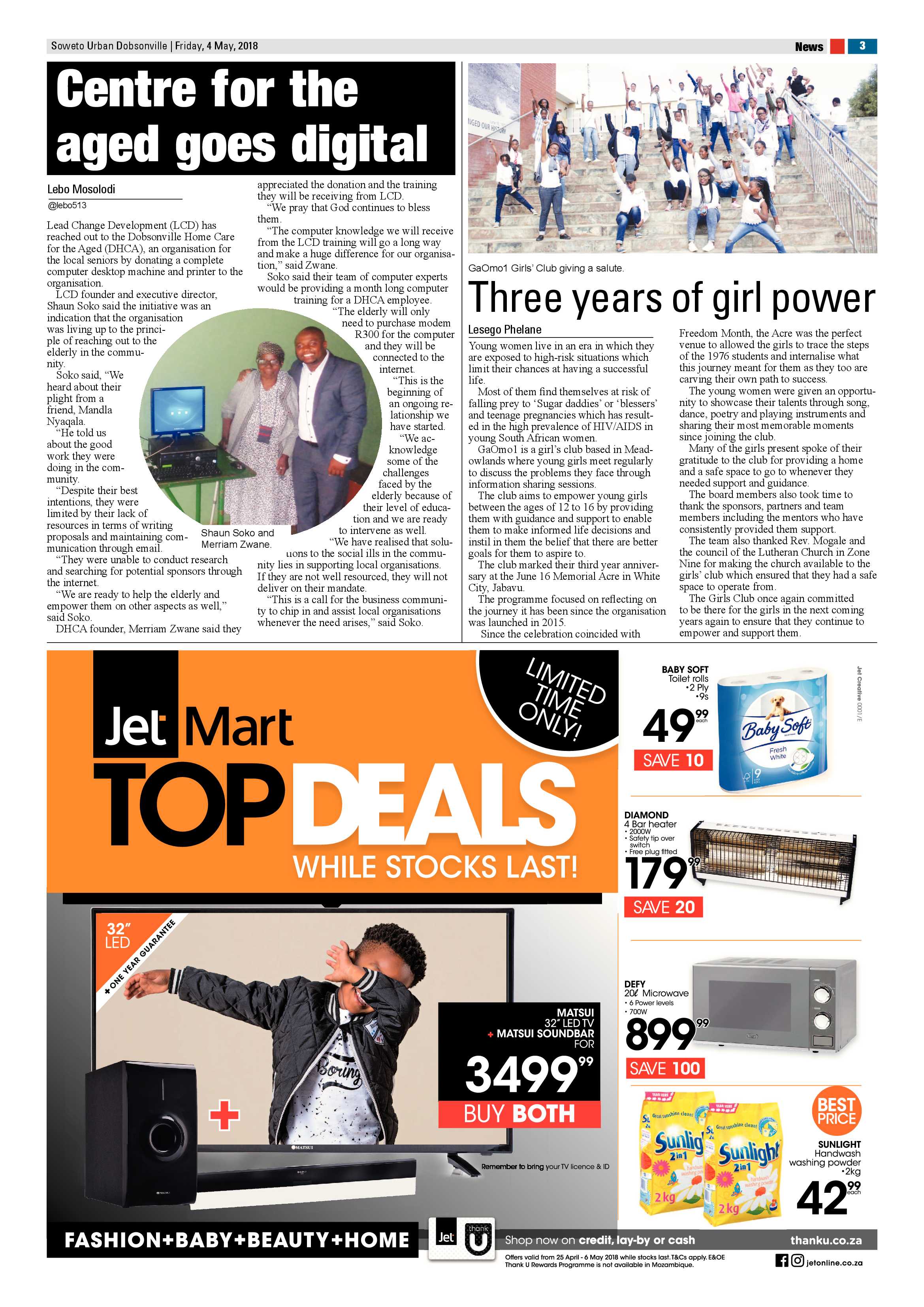 Dobsonville – May 4, 2018 issue page 3