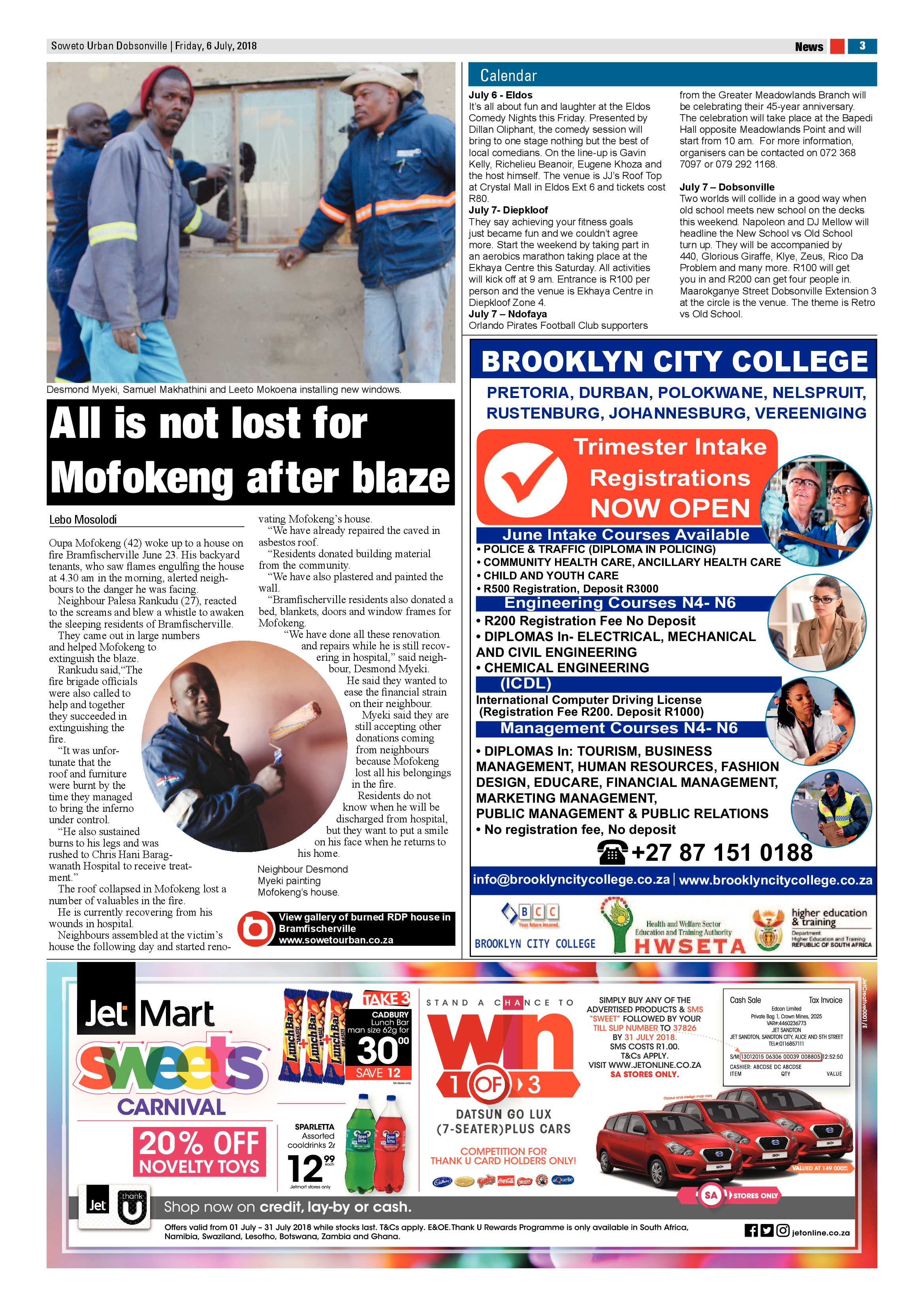 Dobsonville – July 6, 2018 issue page 3