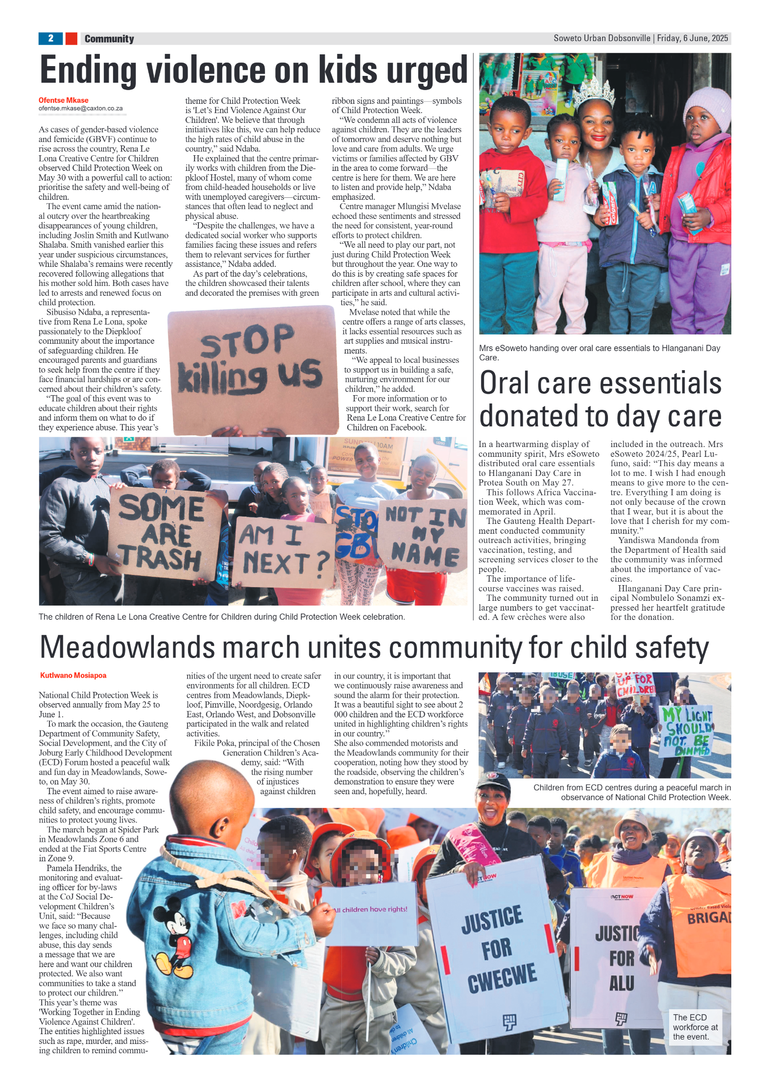 Dobsonville: 06 June 2025 page 2
