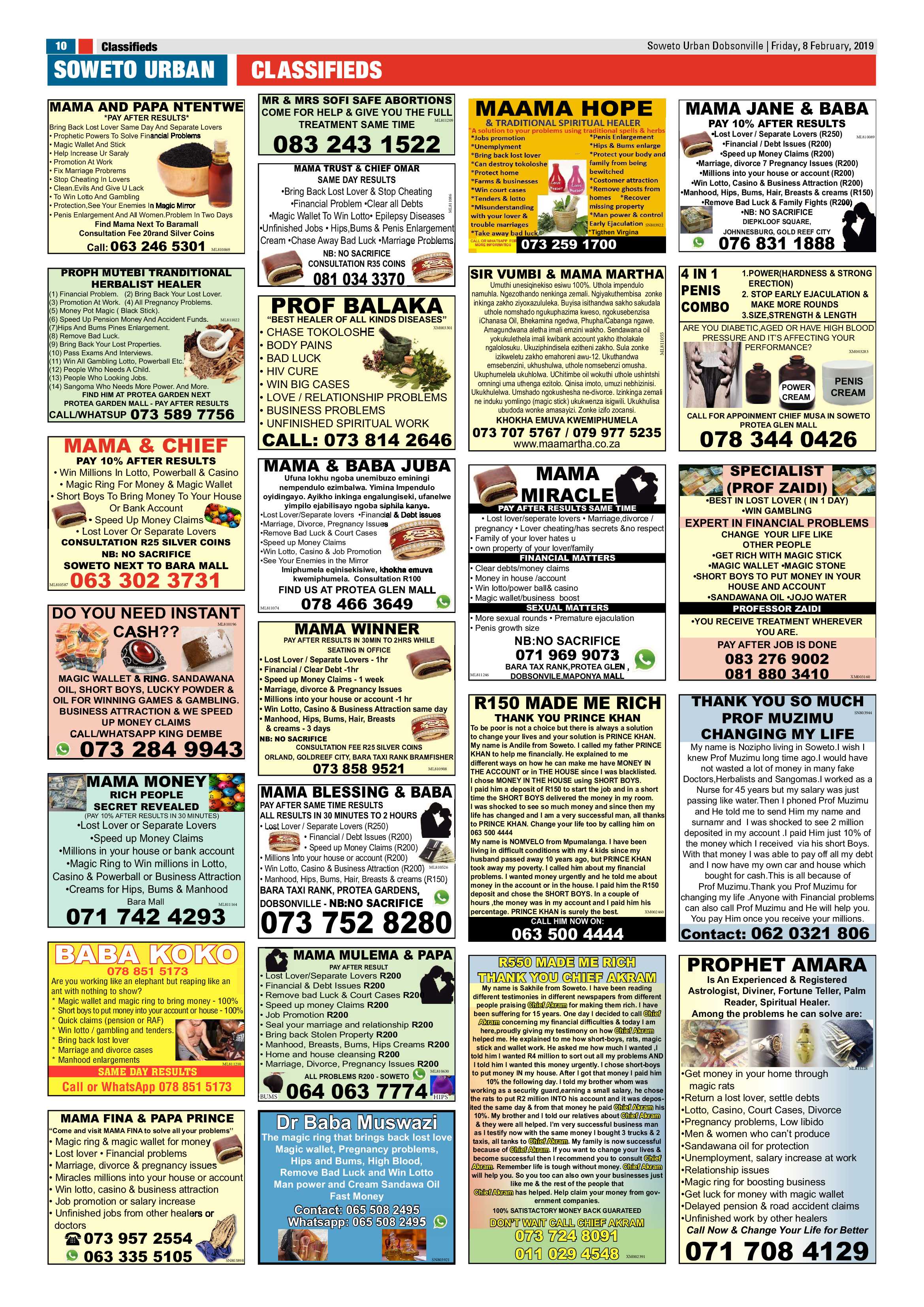 Dobsonville News – February 8, 2019 page 10