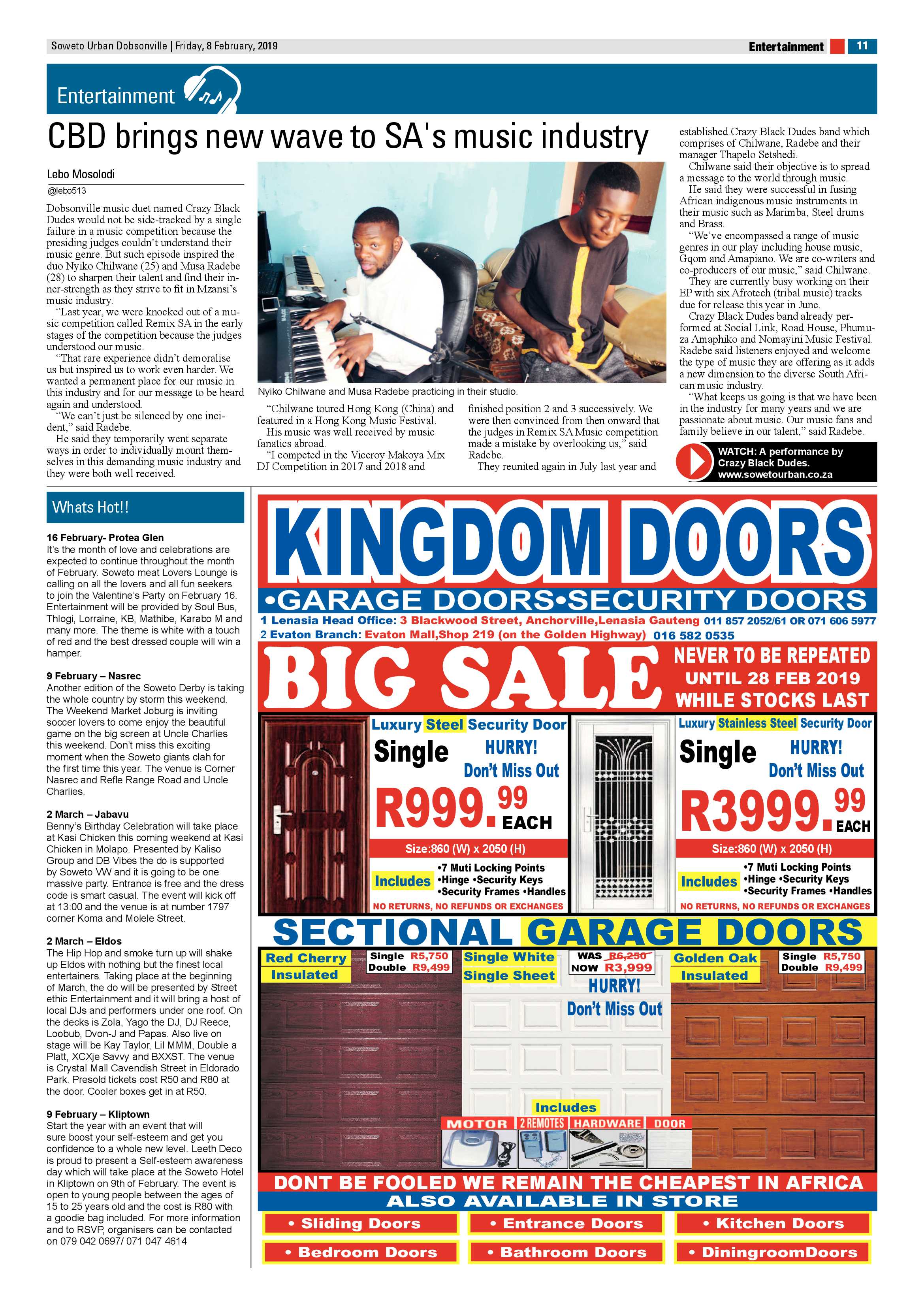 Dobsonville News – February 8, 2019 page 11