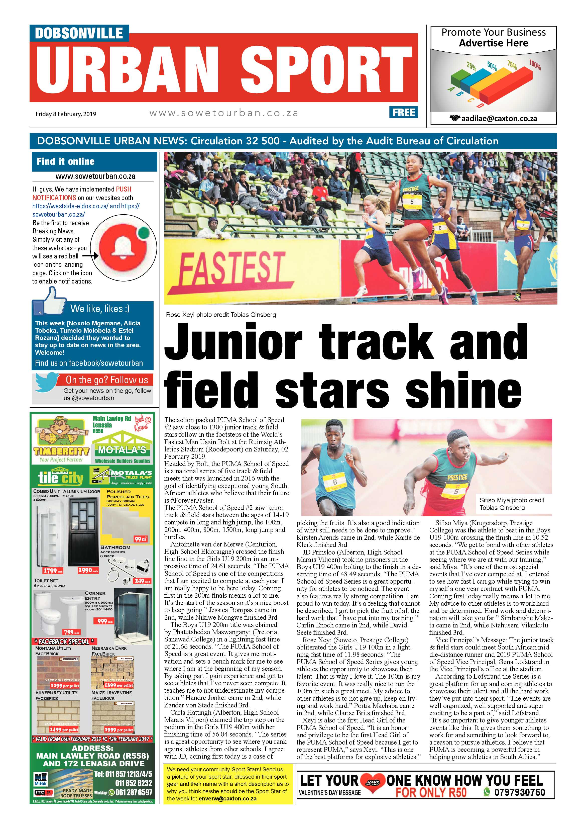 Dobsonville News – February 8, 2019 page 12