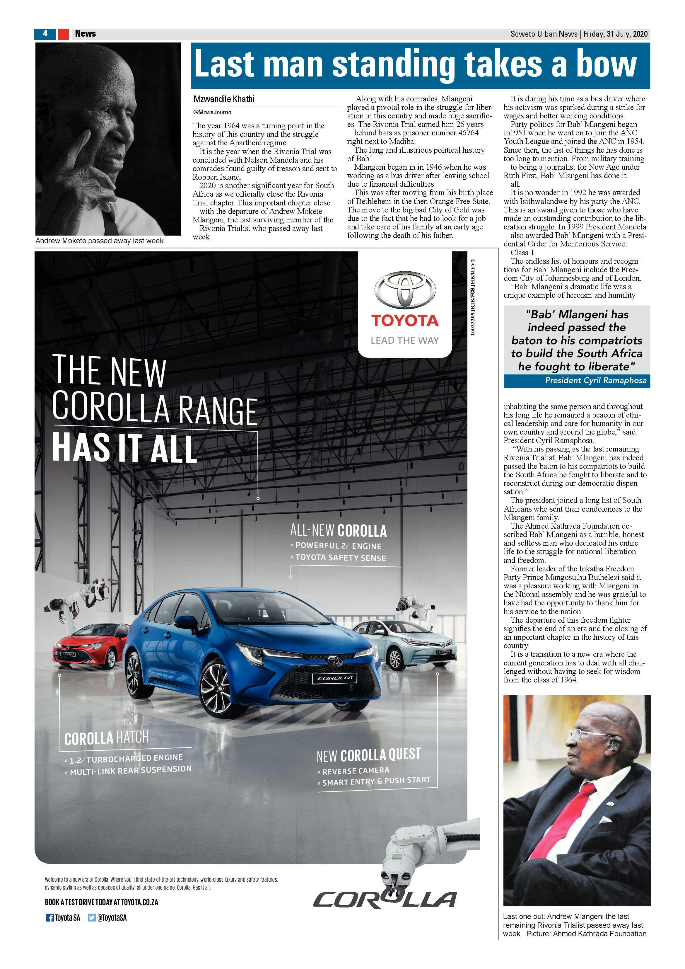 Eldos, August  7, 2020 page 4