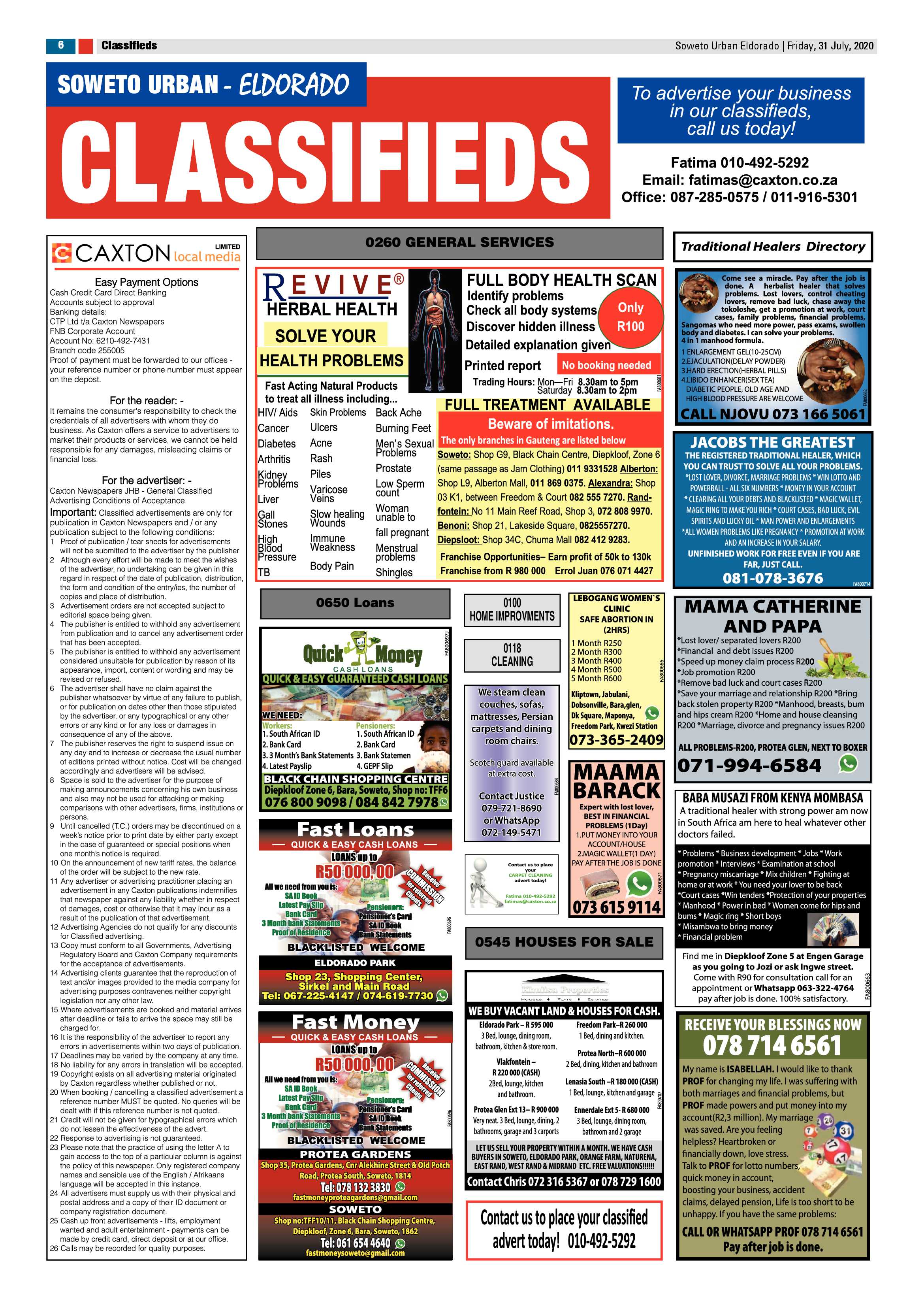 Eldos, August  7, 2020 page 6