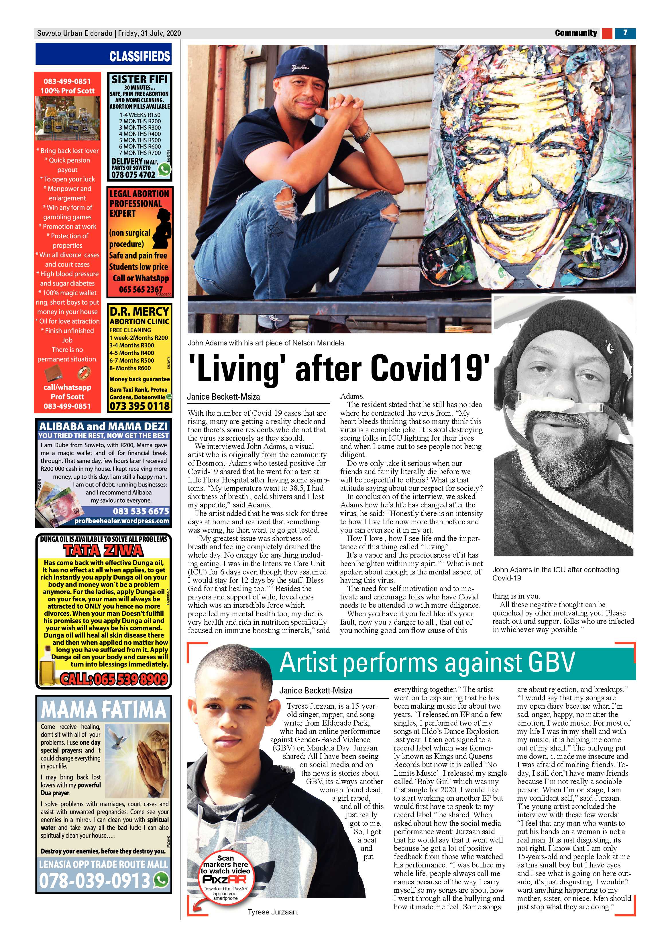 Eldos, August  7, 2020 page 7