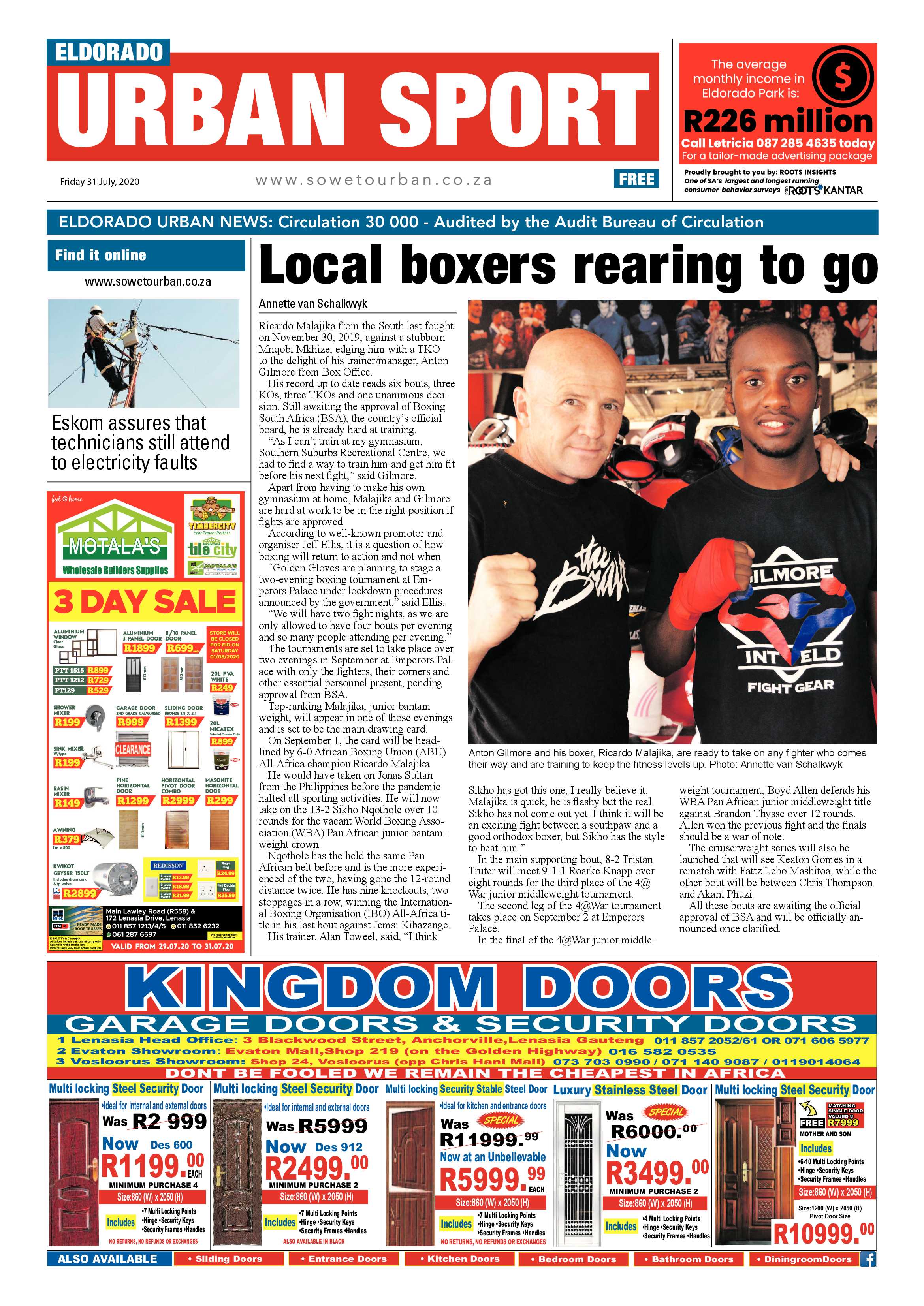 Eldos, August  7, 2020 page 8