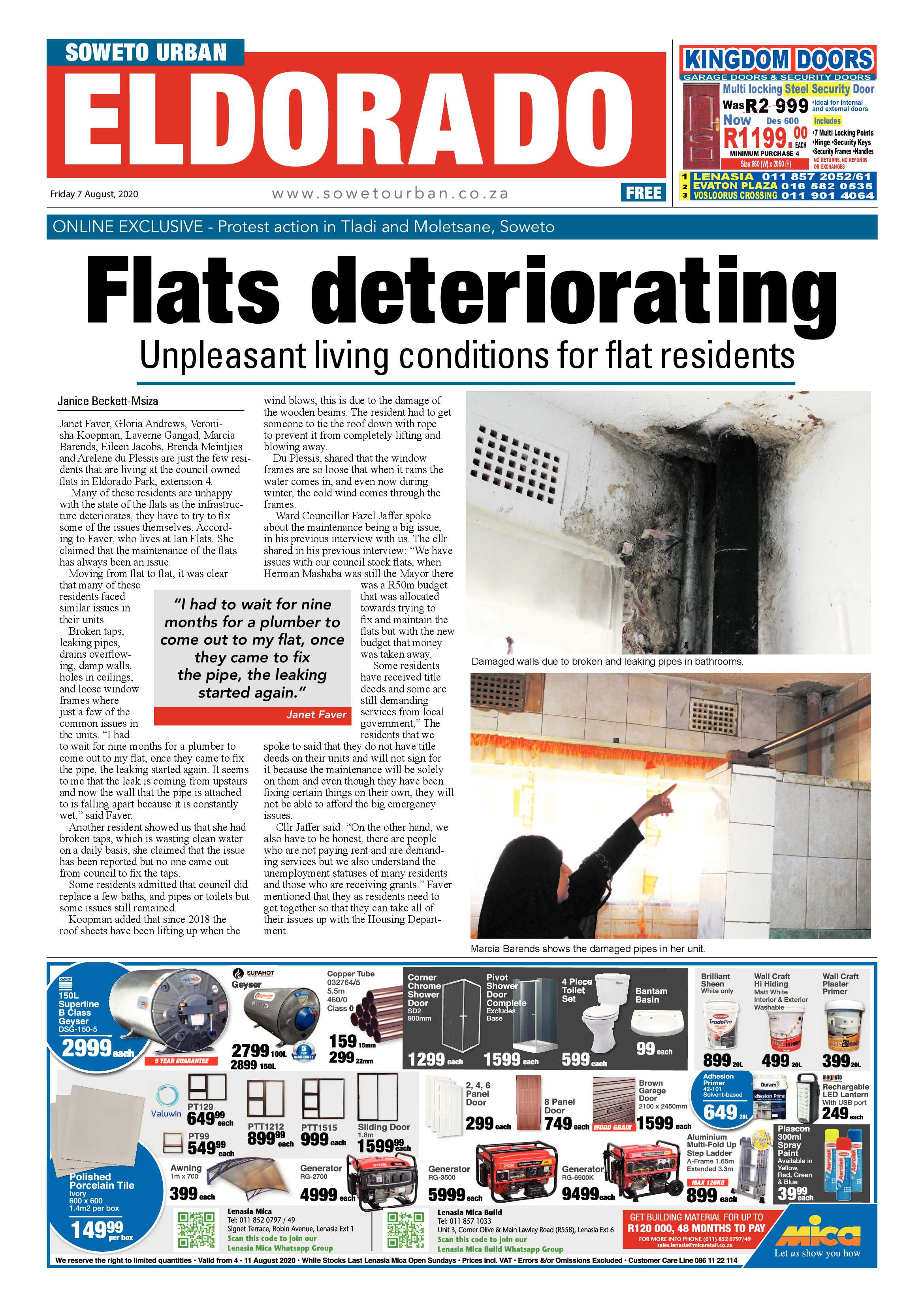 Eldos August 7, 2020 page 1