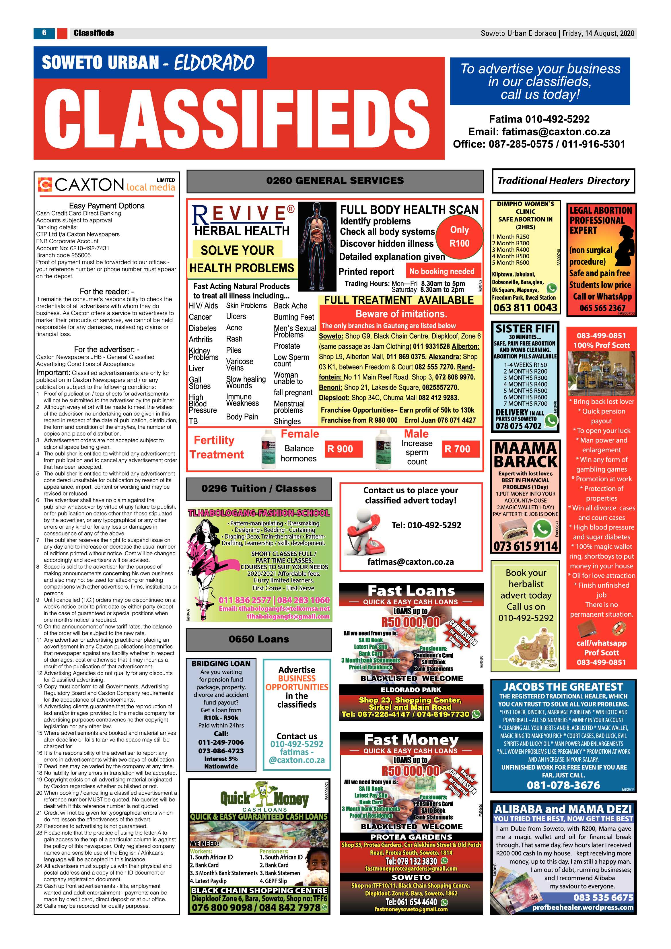 Eldos August 14, 2020 page 6