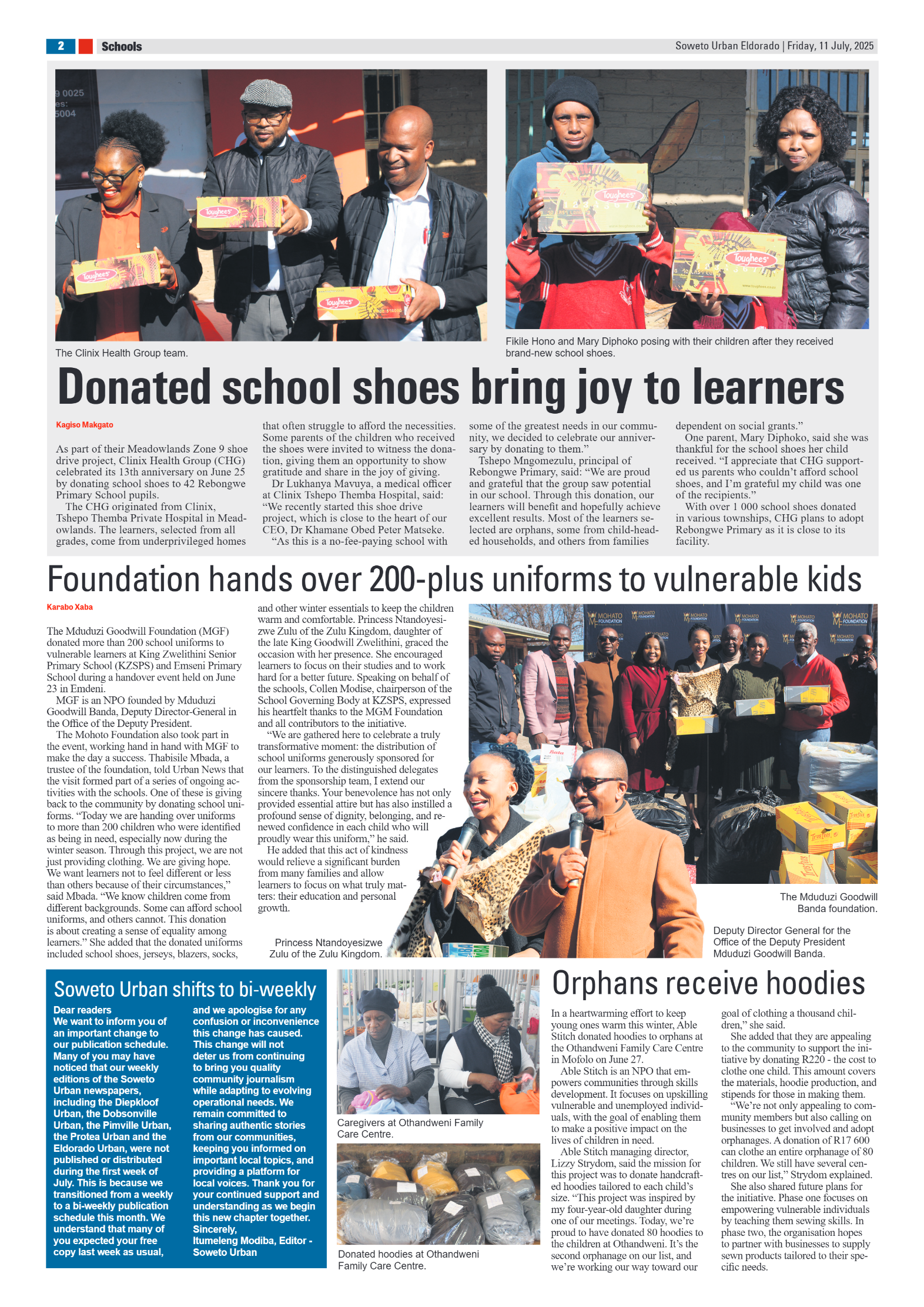 Eldorado: 11 July 2025 page 2