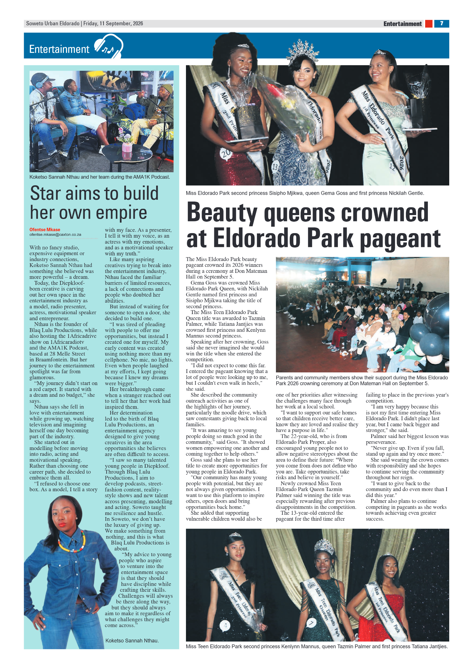 Eldorado 11 September 2026 page 7