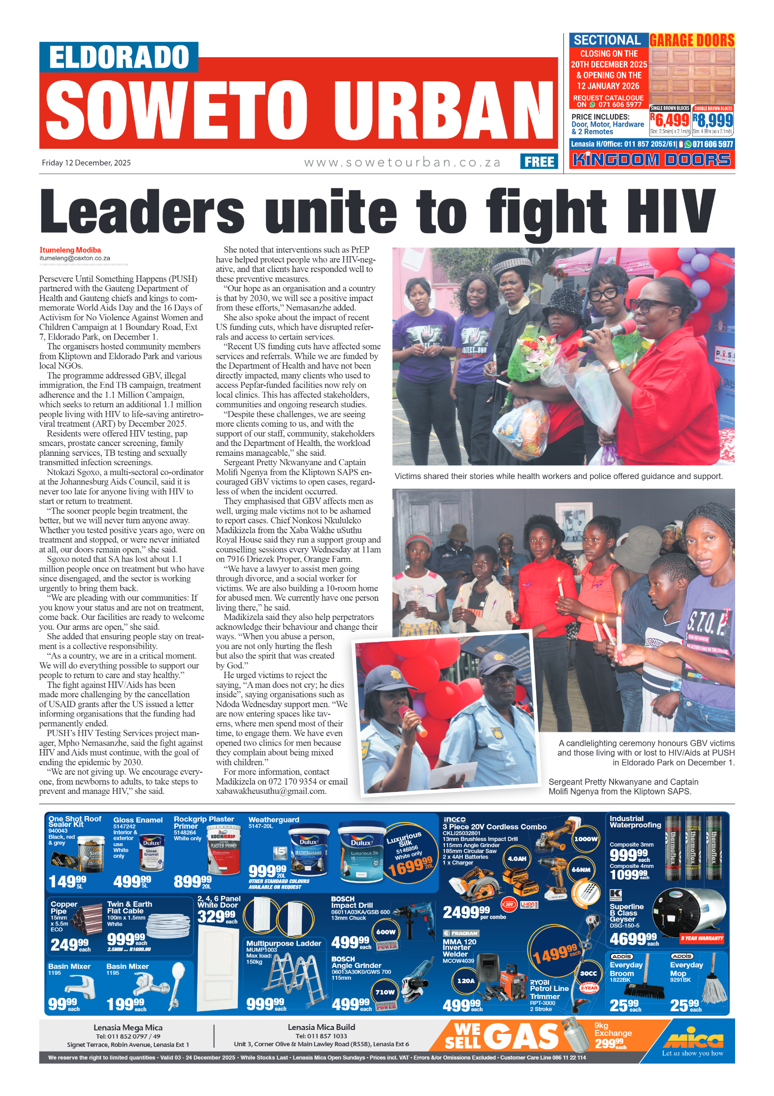Eldorado: 12 December 2025 page 1