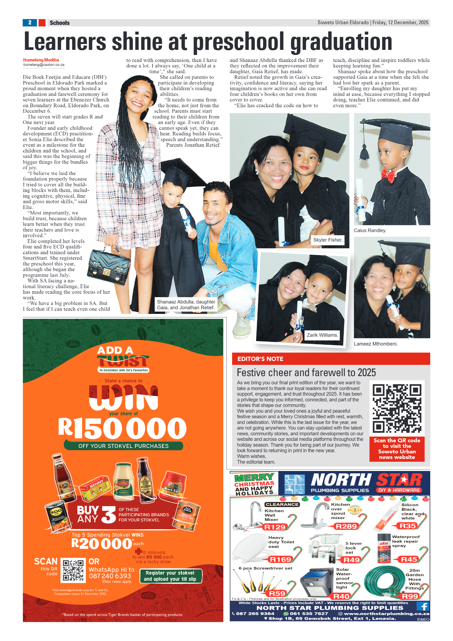 Eldorado: 12 December 2025 page 2