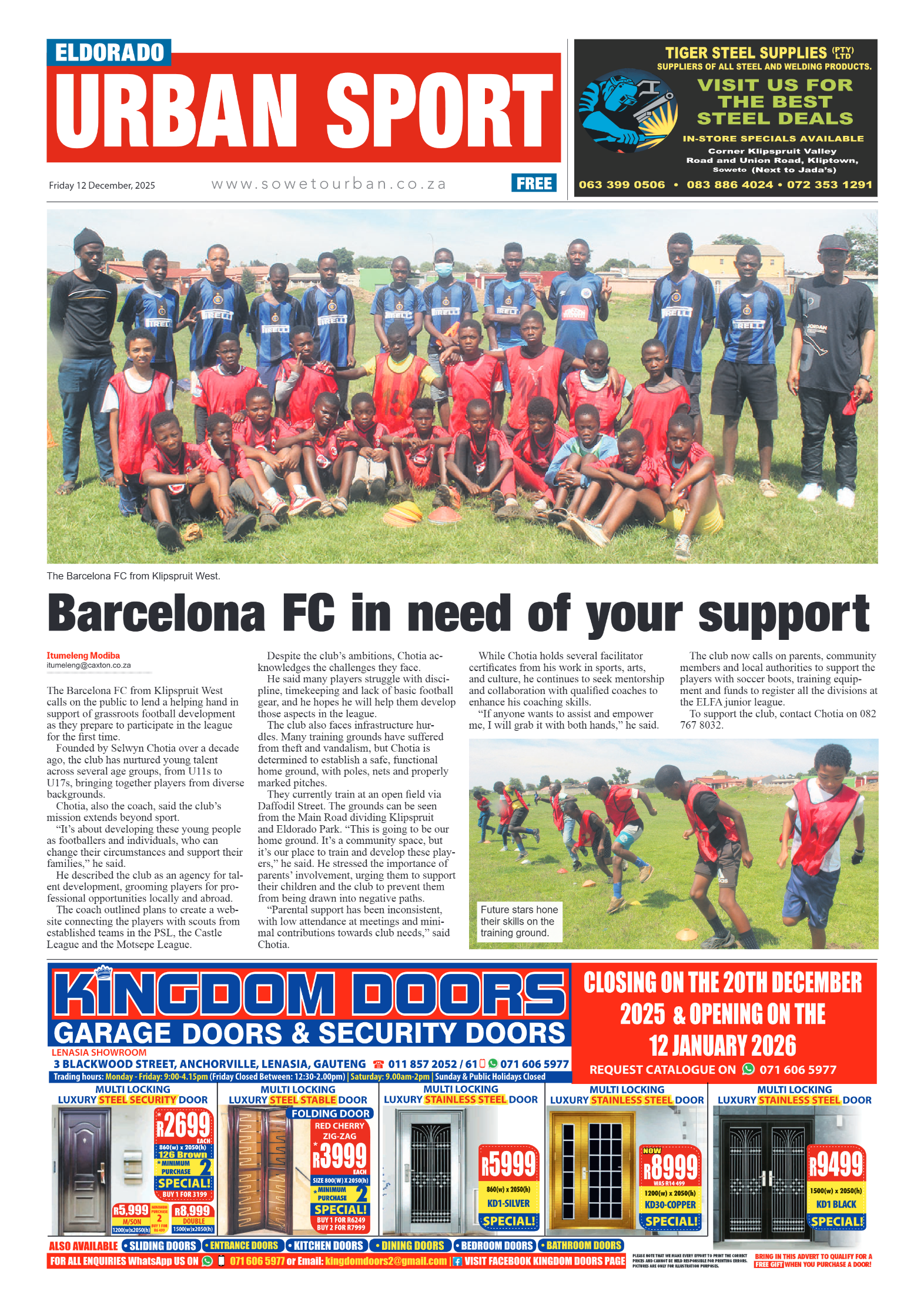 Eldorado: 12 December 2025 page 8