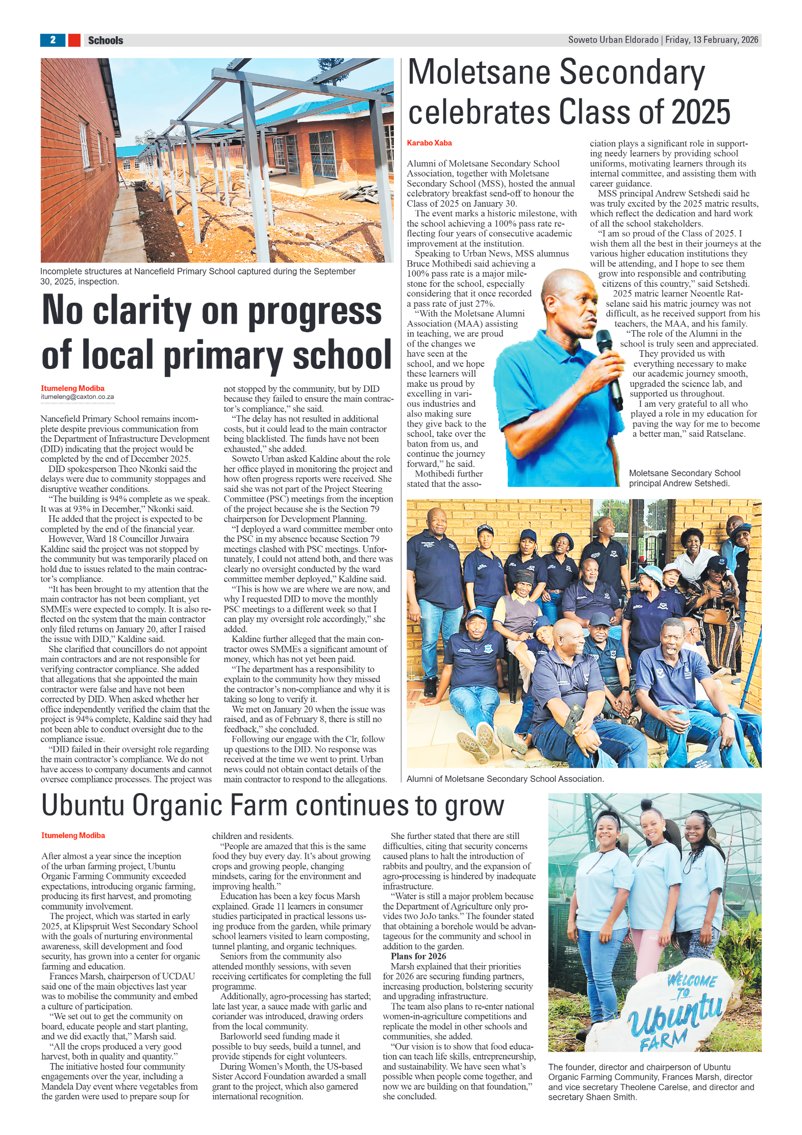 Eldorado: 13 February 2026 page 2