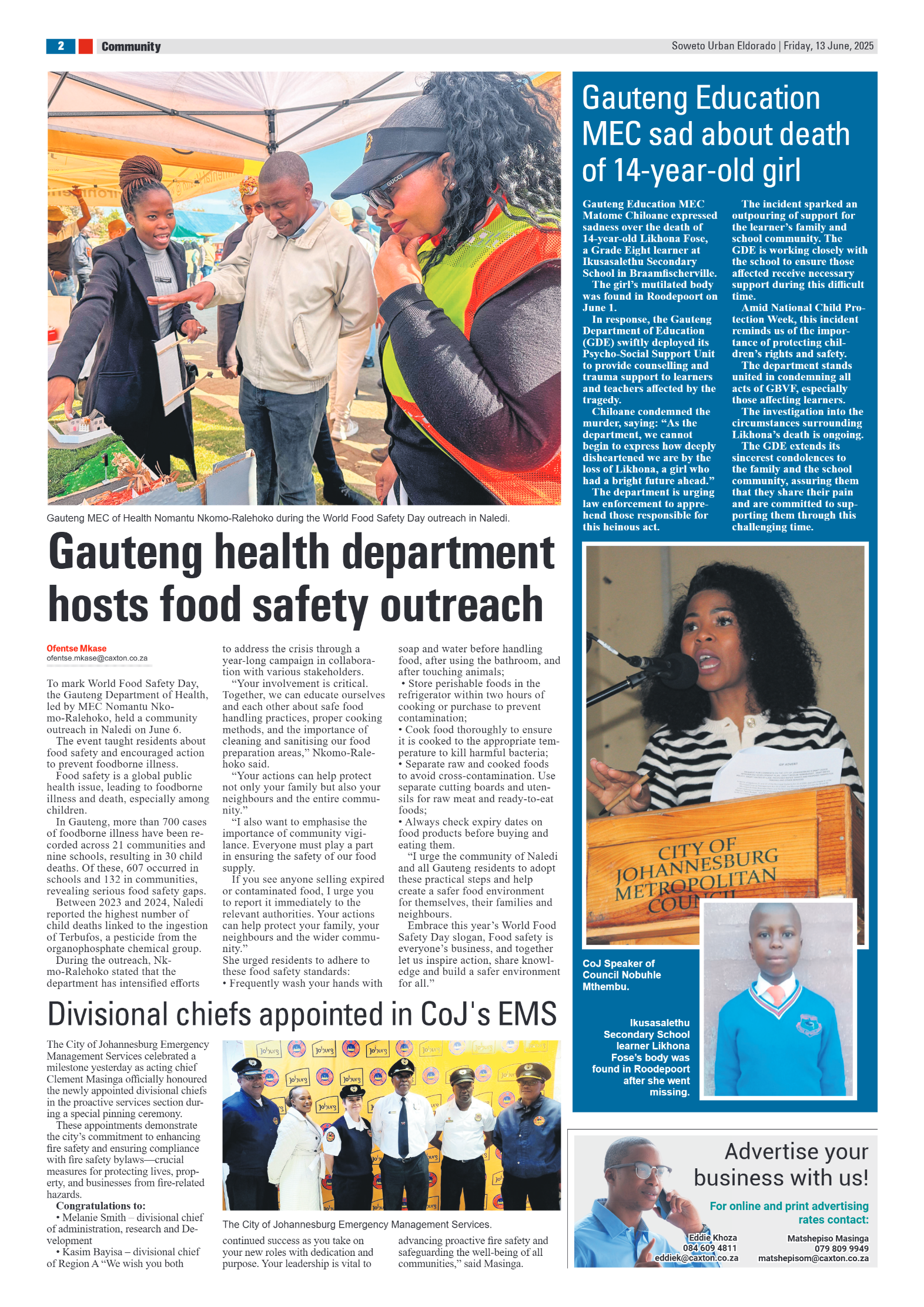 Eldorado: 13 June 2025 page 2