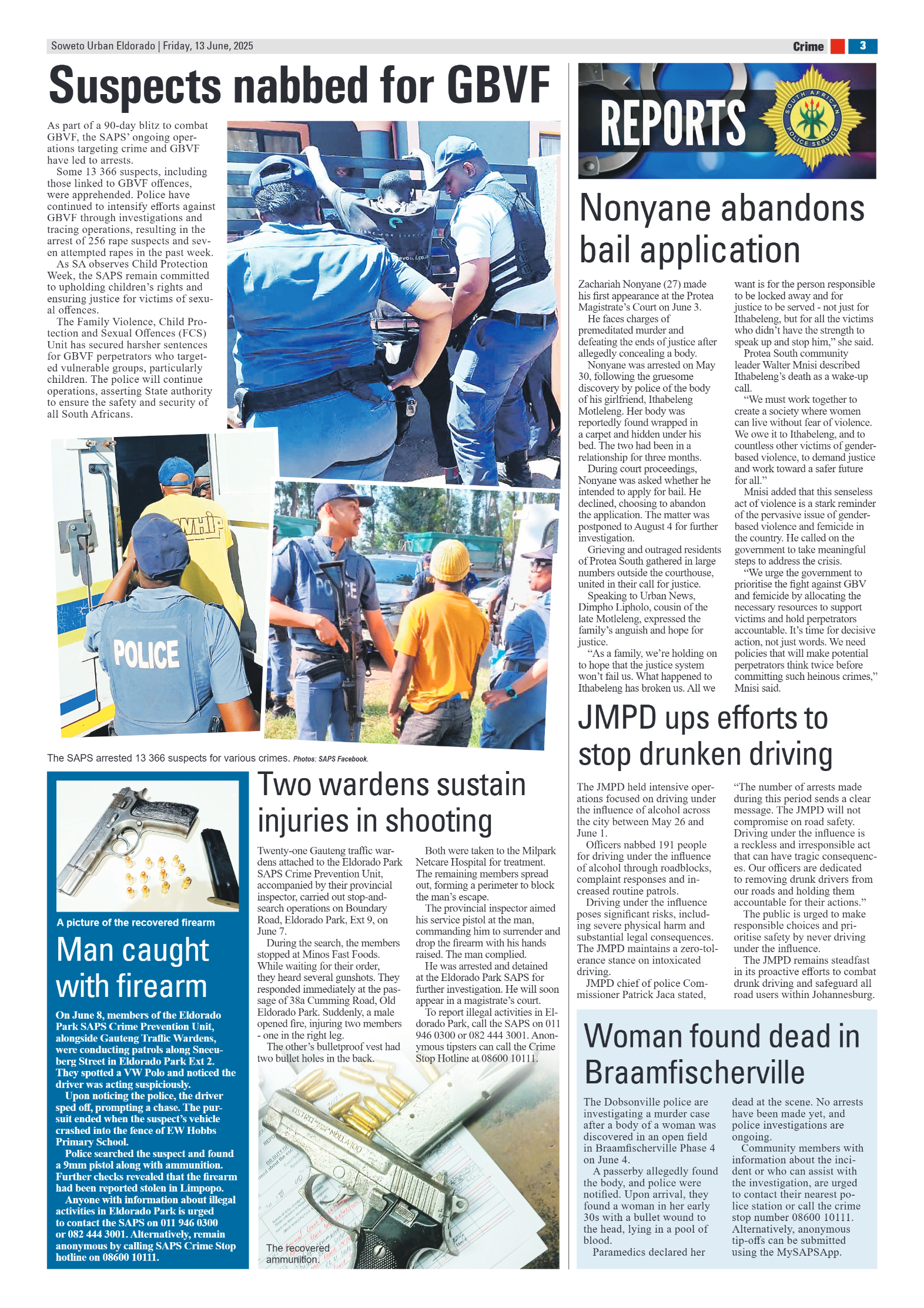 Eldorado: 13 June 2025 page 3