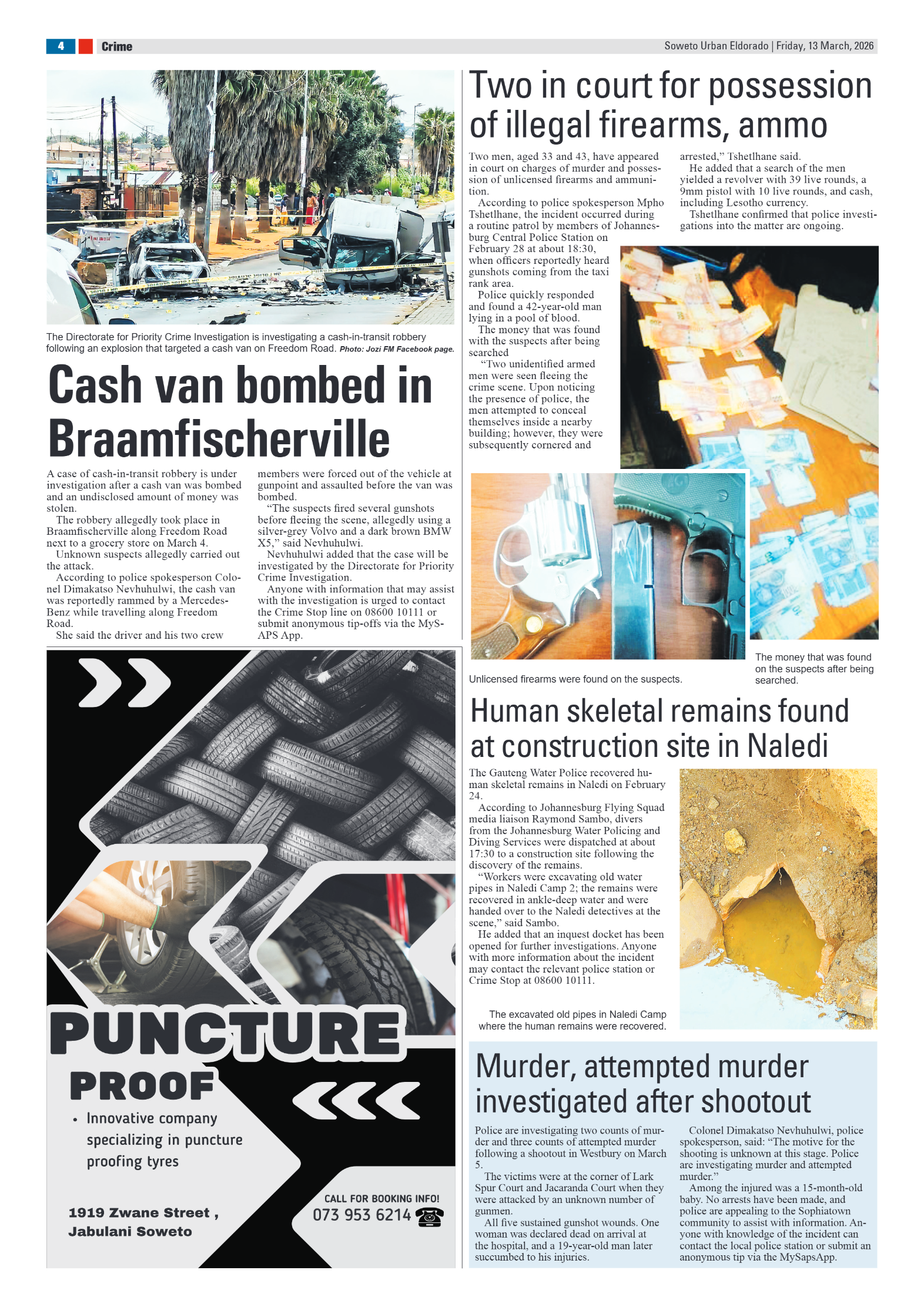 Eldorado: 13 March 2026 page 4