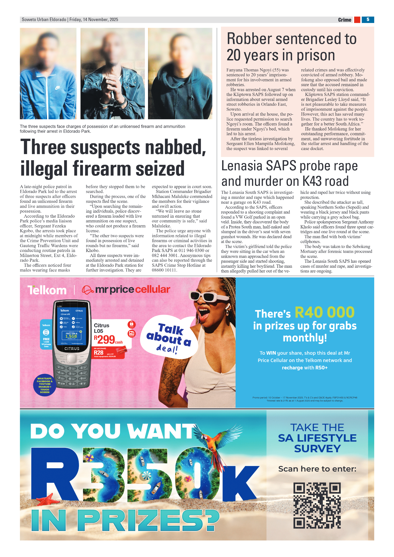 Eldorado: 14 November 2025 page 5