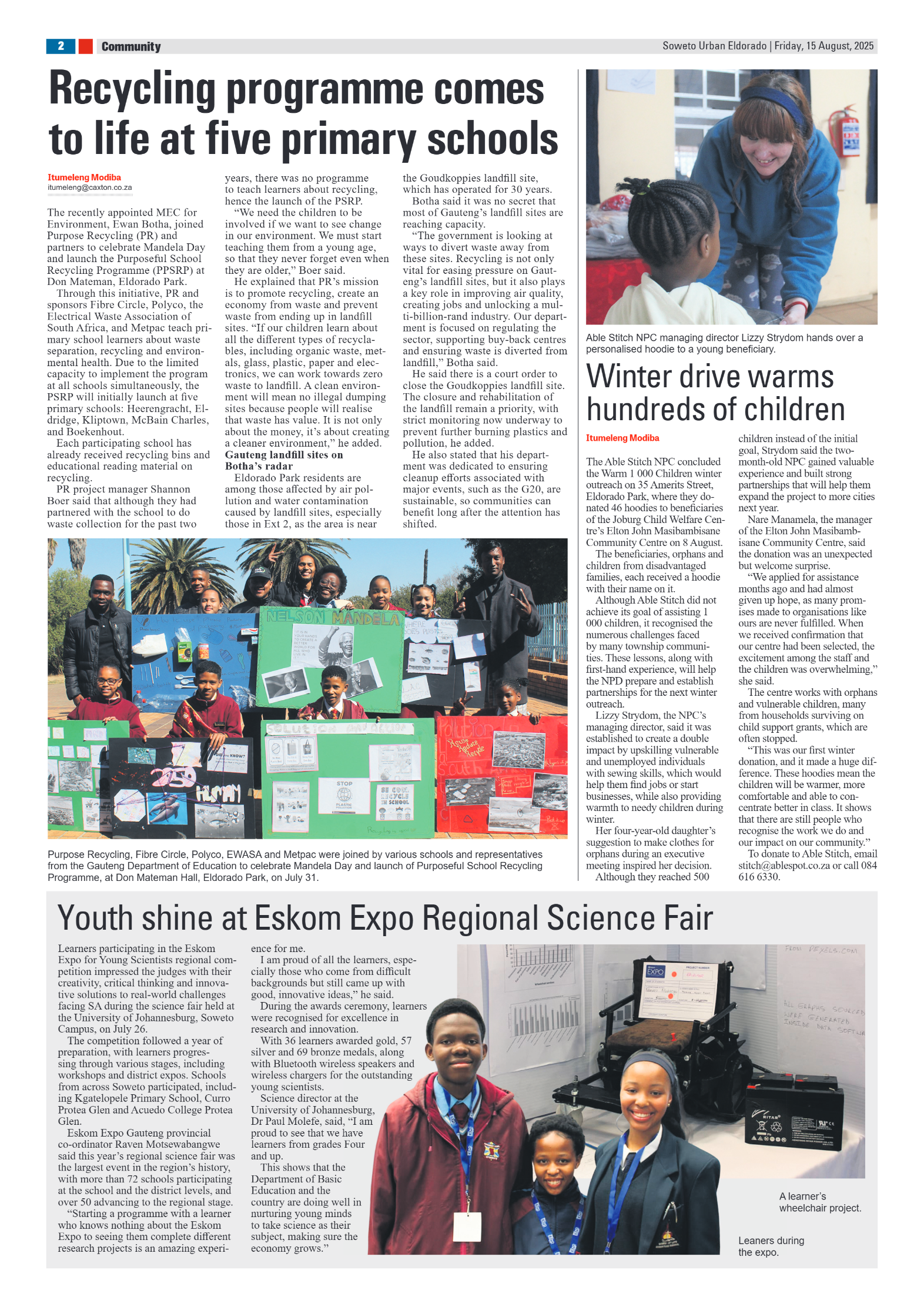Eldorado: 15 August 2025 page 2