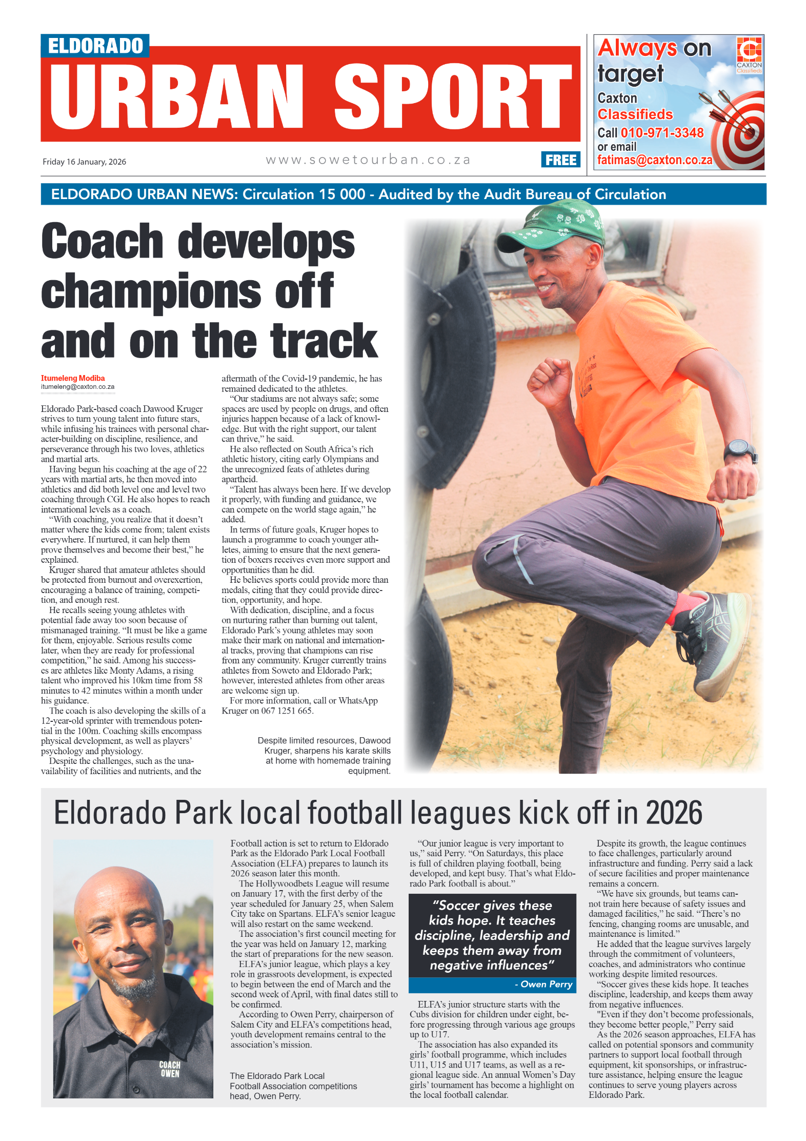 Eldorado: 16 January 2026 page 8