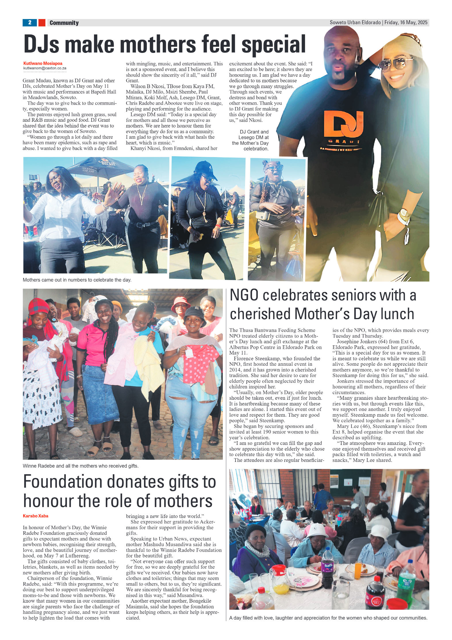 Eldorado: 16 May 2025 page 2